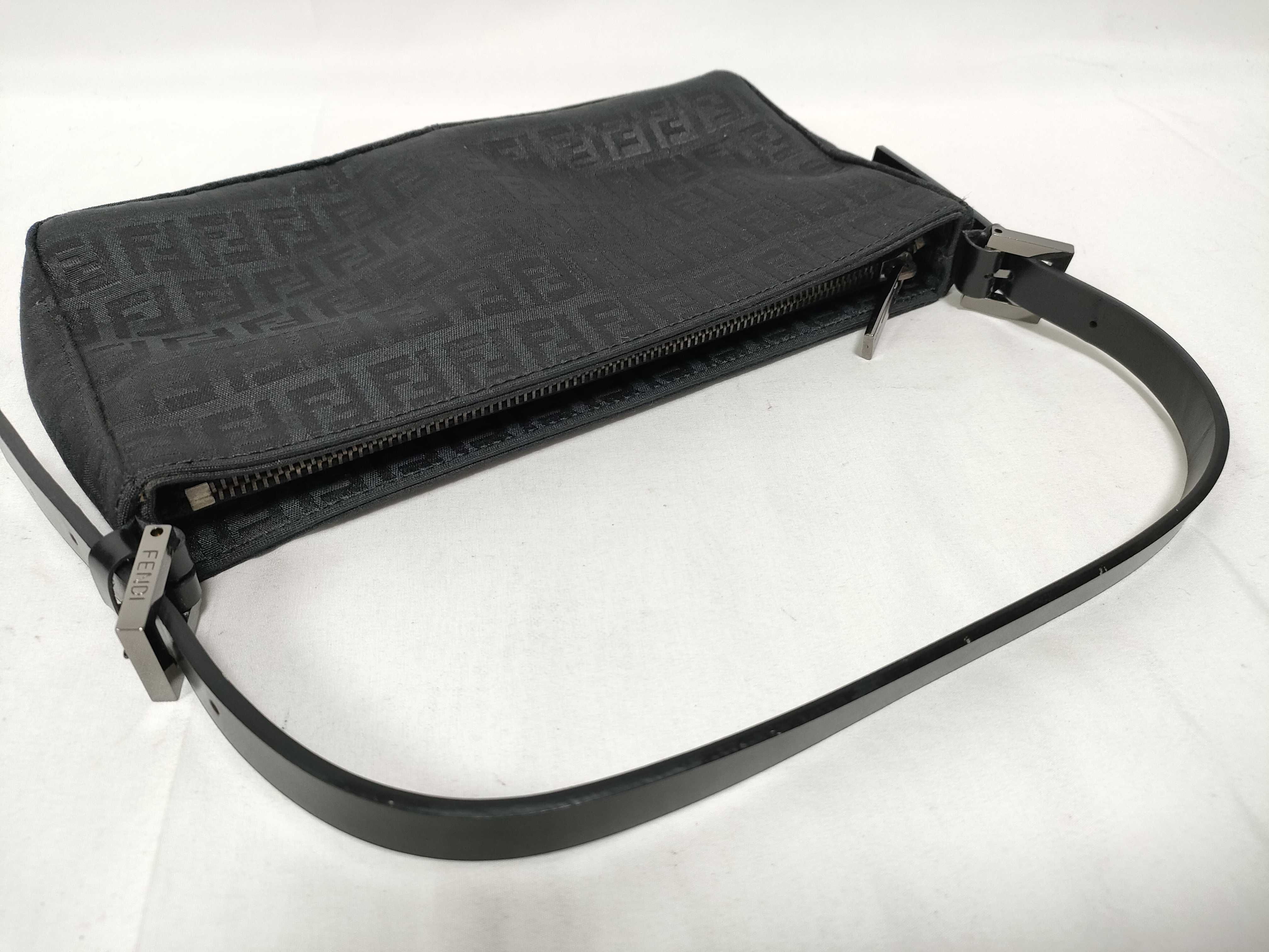 Zucca Canvas x Leather Shoulder Bag — view 9