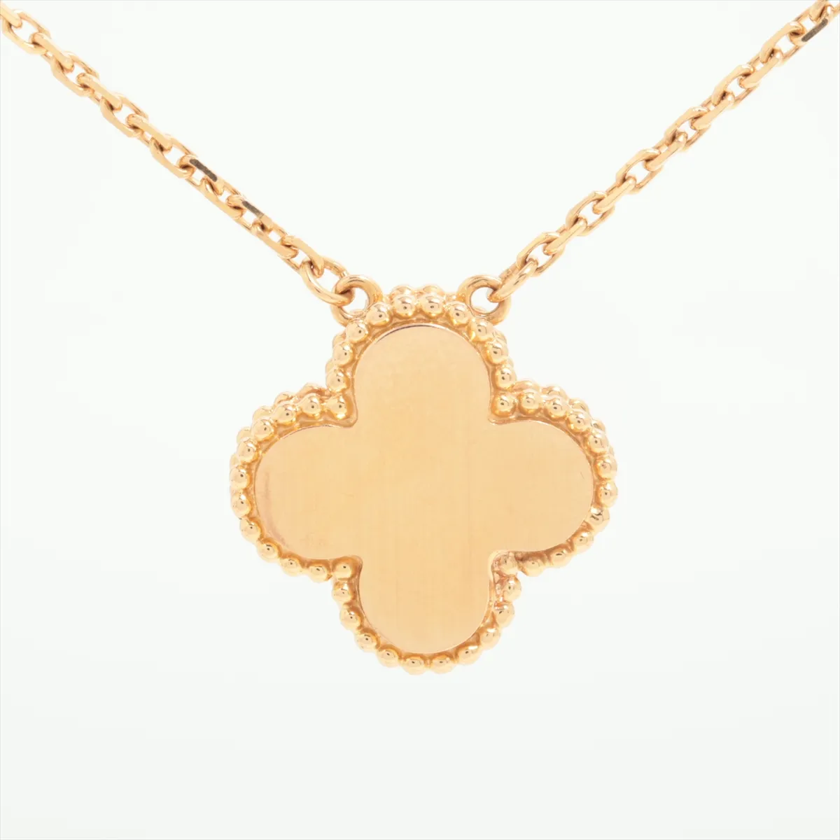 Vintage Alhambra Bullseye Diamond Necklace, 750 (PG), 5.9g, JE879451. — view 2