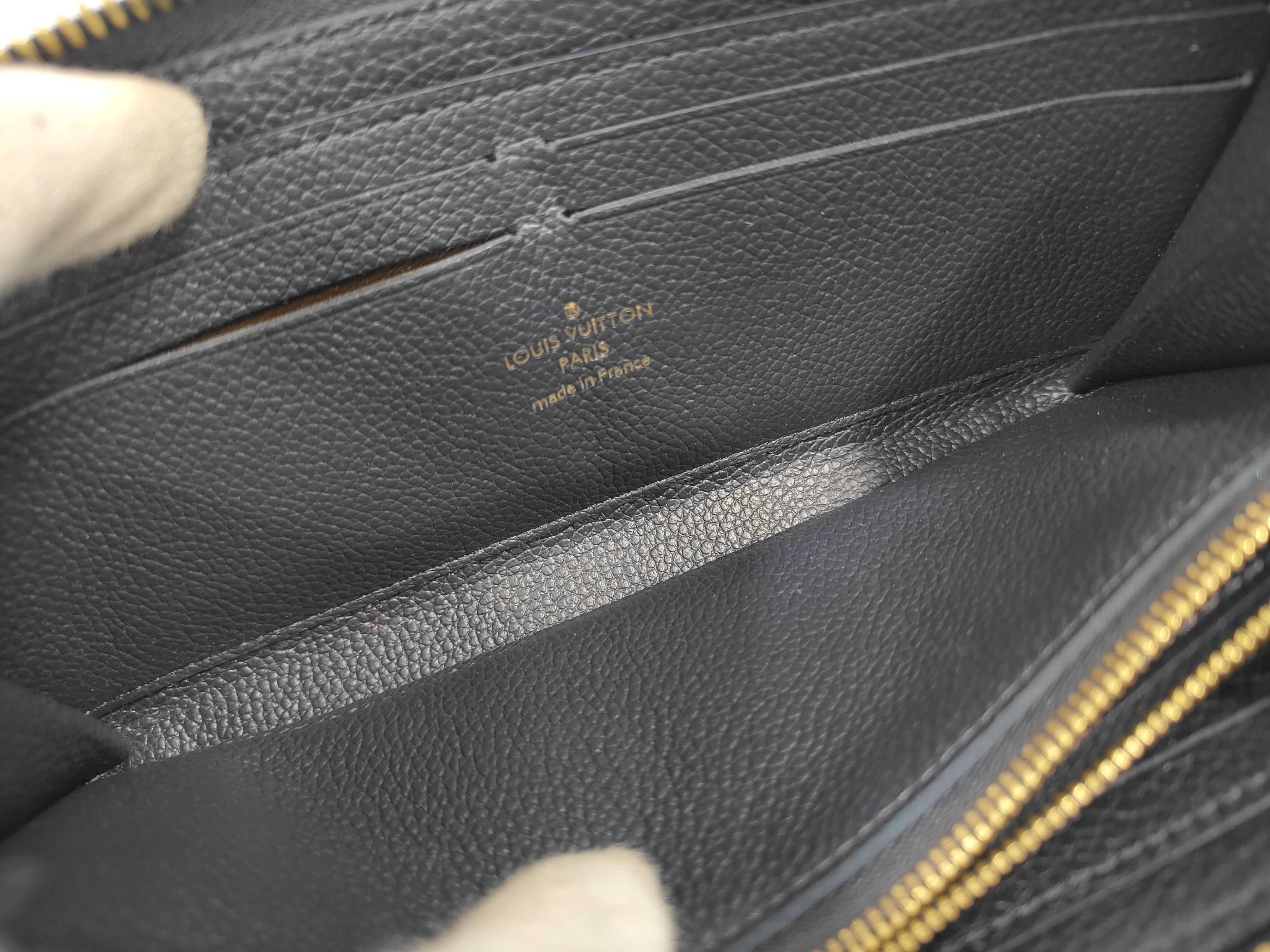 M69415 Monogram Empreinte Portefeuille Clemence Marine Rouge Wallet — view 9