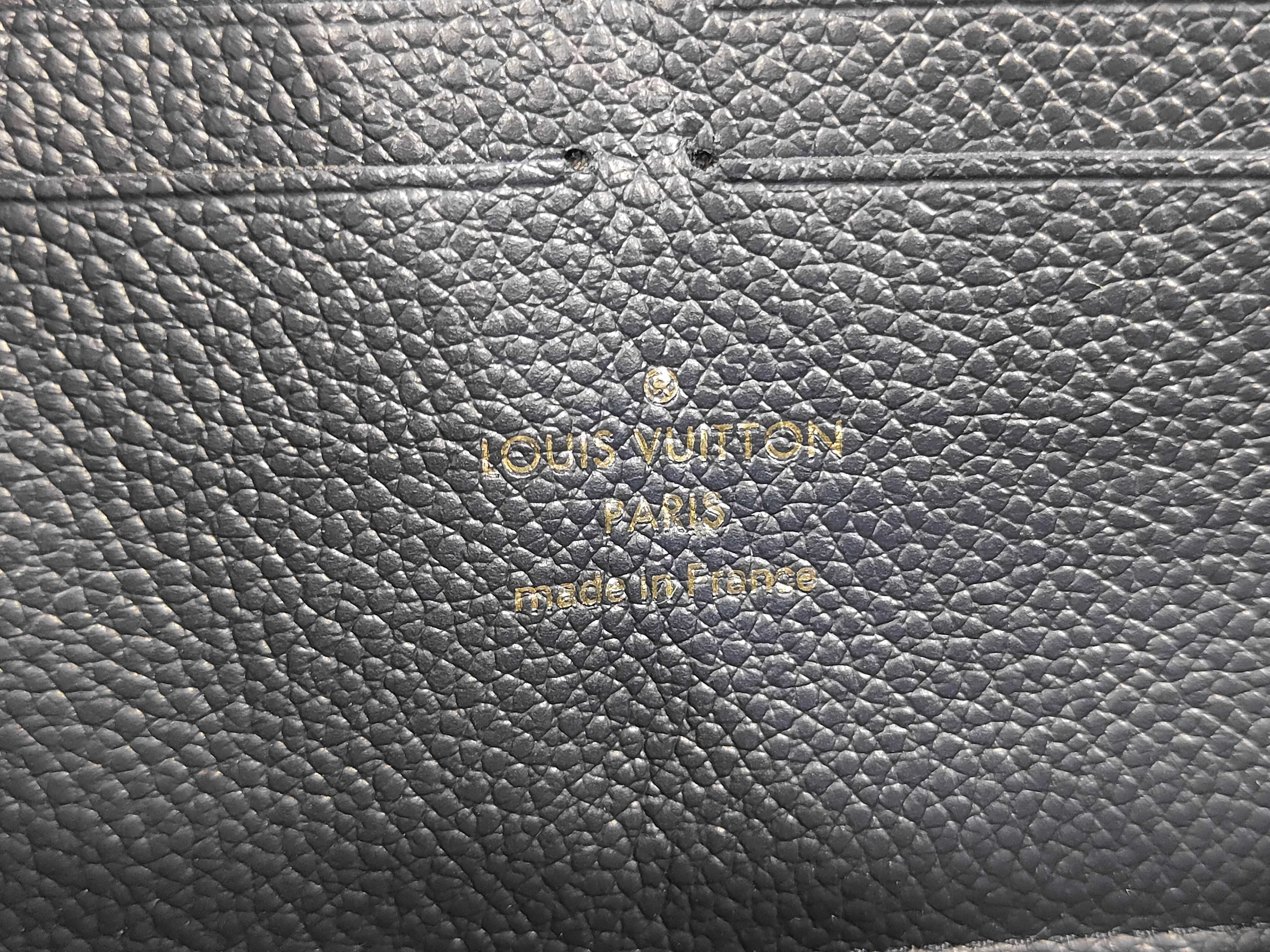 M69415 Monogram Empreinte Portefeuille Clemence Marine Rouge Wallet — view 10