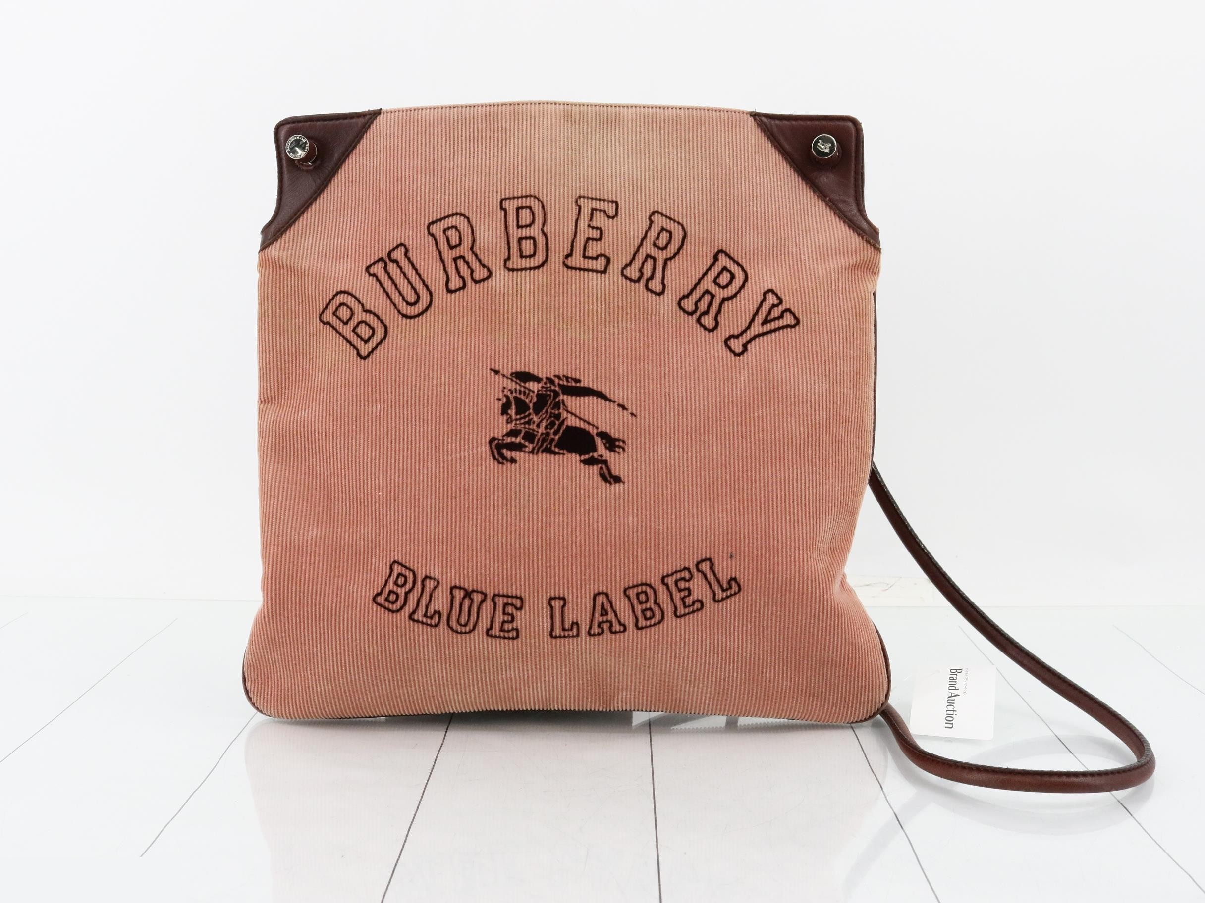 Blue Label Corduroy Shoulder Bag