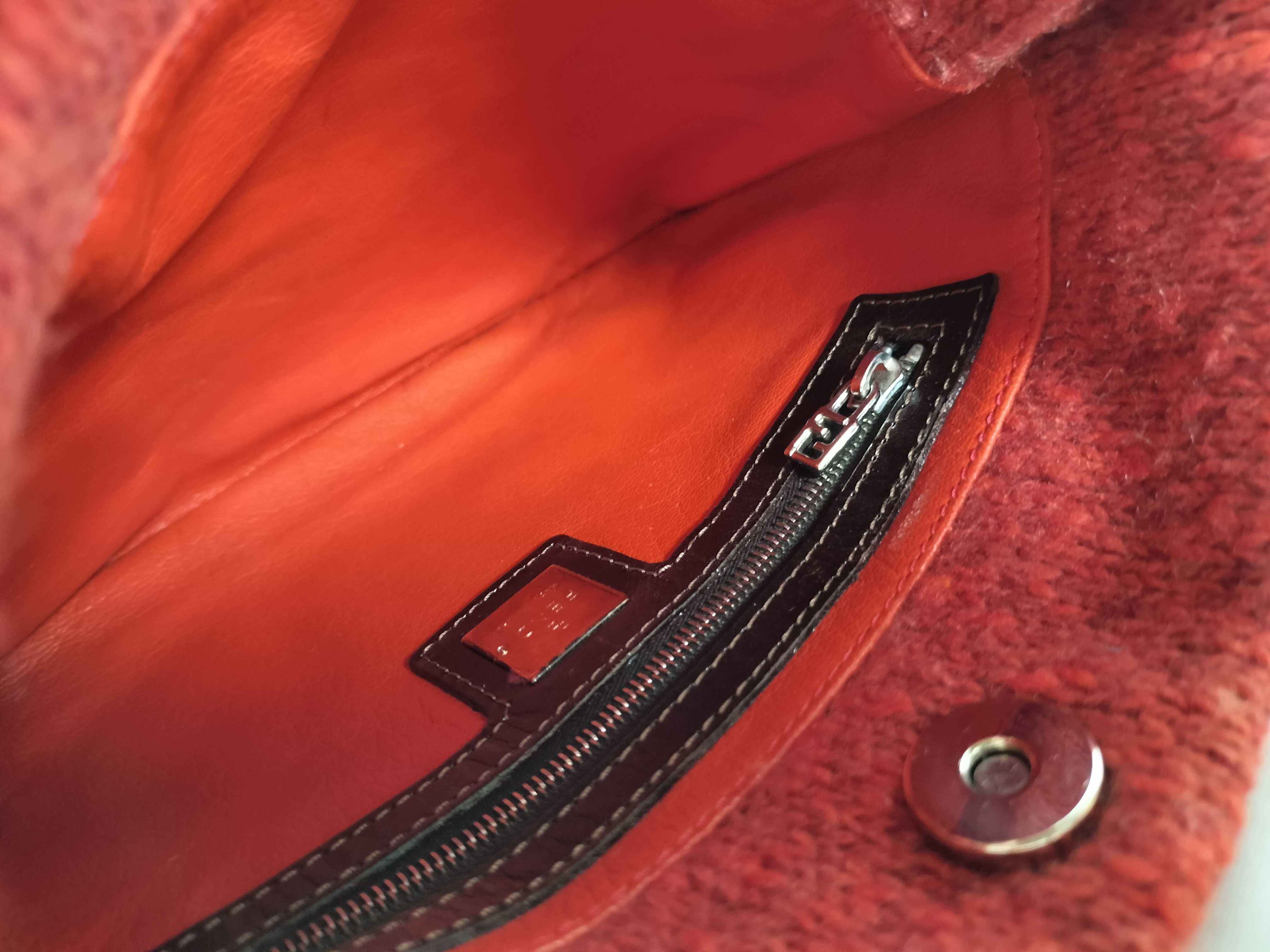 handbag, one-shoulder, wool shoulder bag — view 9