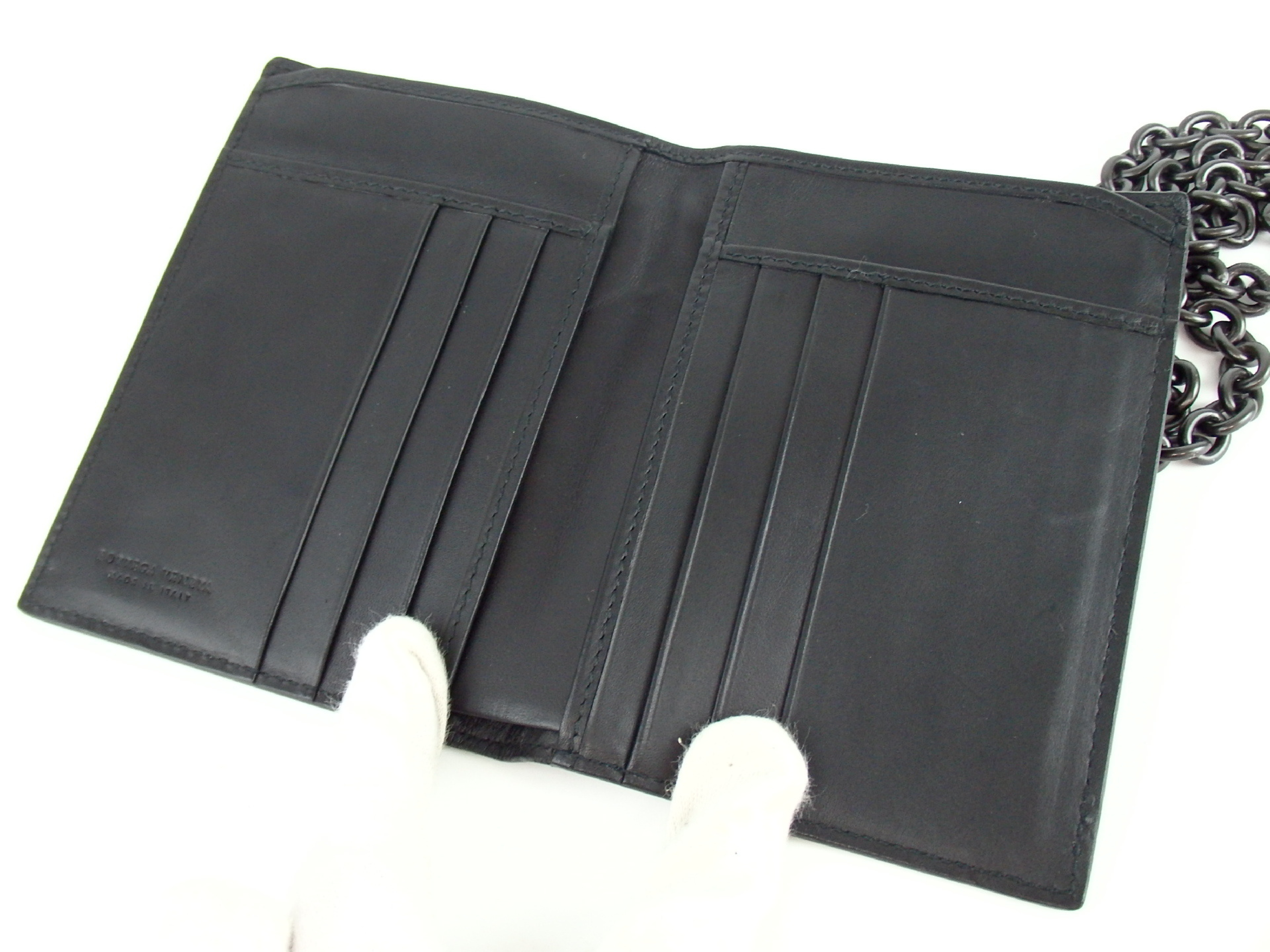 Intrecciato Chain Wallet Billfold — view 9