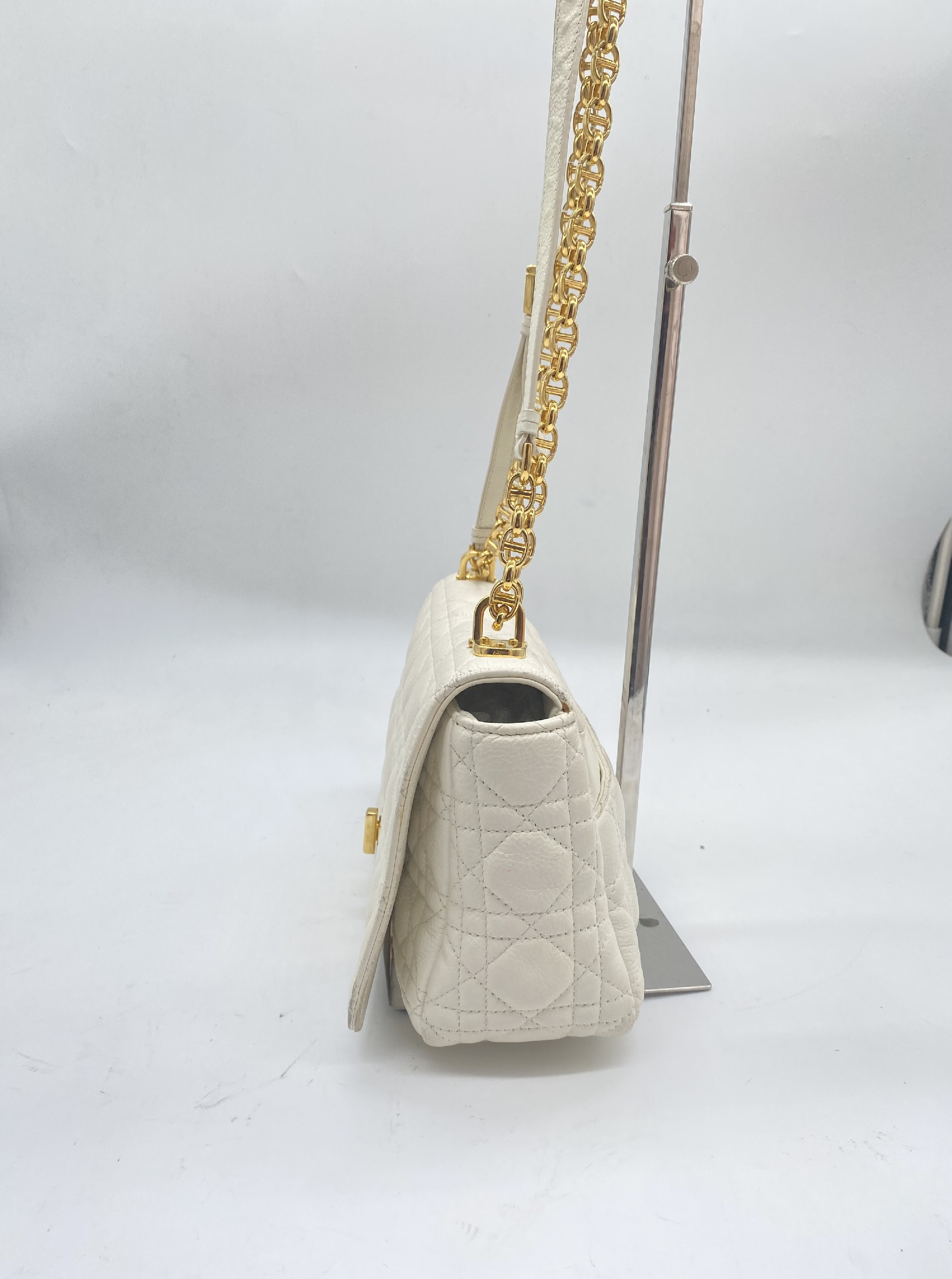 Calo Medium Cannage Shoulder Bag — view 5