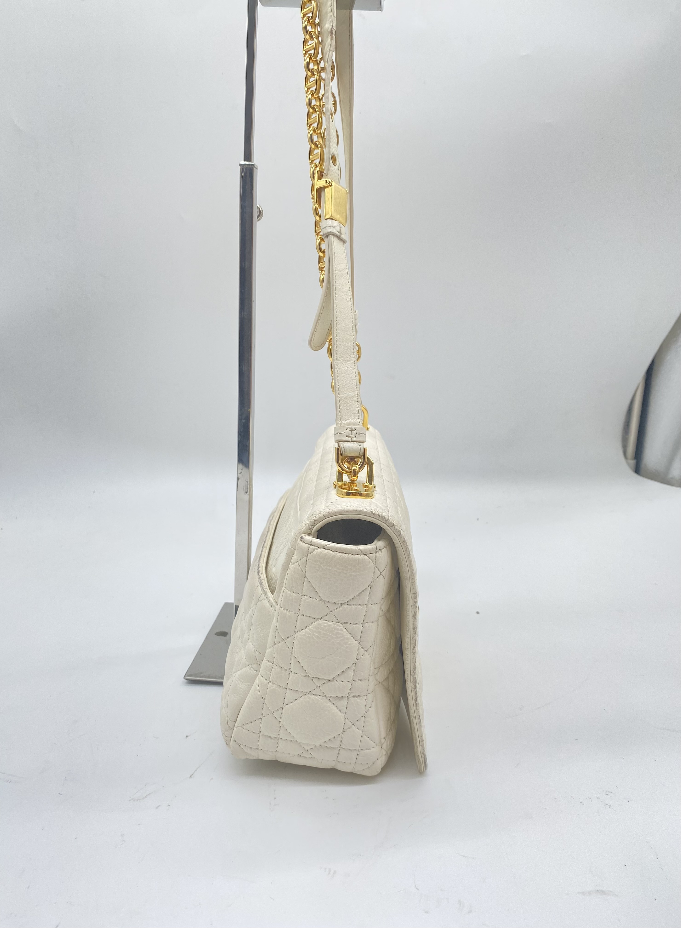 Calo Medium Cannage Shoulder Bag — view 6