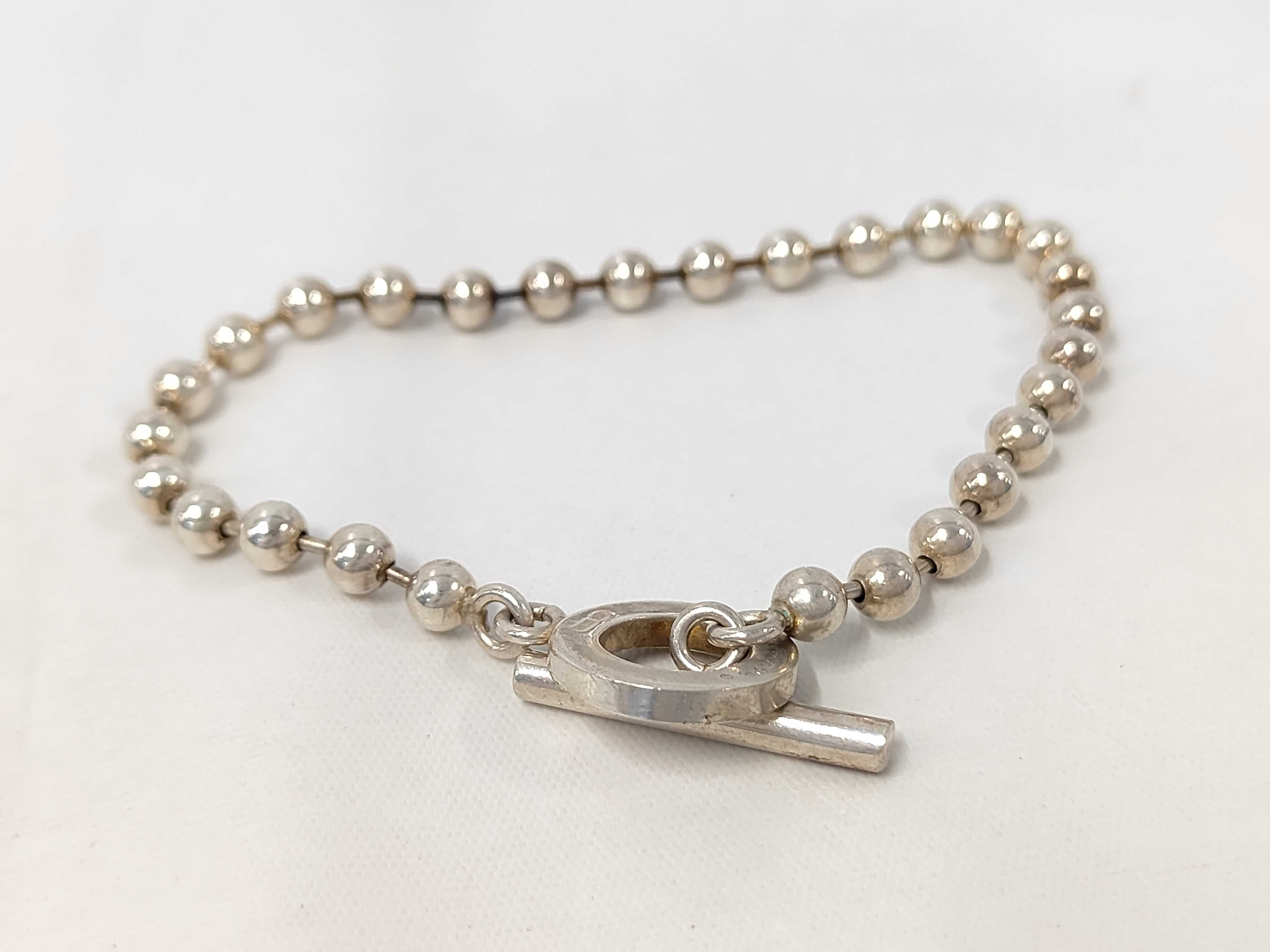 Ball Chain Bracelet, 925 Sterling Silver, 16.9g, Bracelet/Bangle — view 2