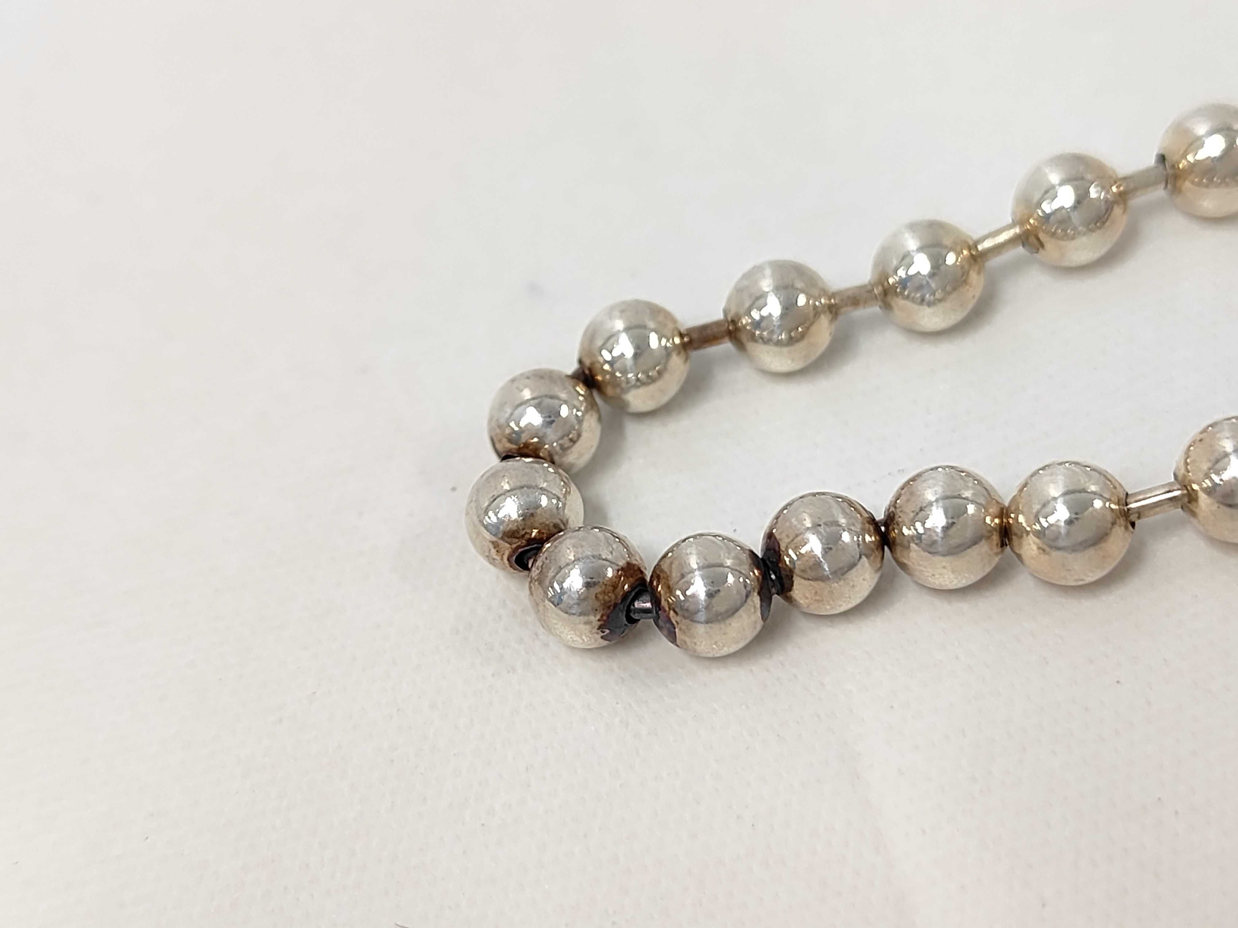 Ball Chain Bracelet, 925 Sterling Silver, 16.9g, Bracelet/Bangle — view 4