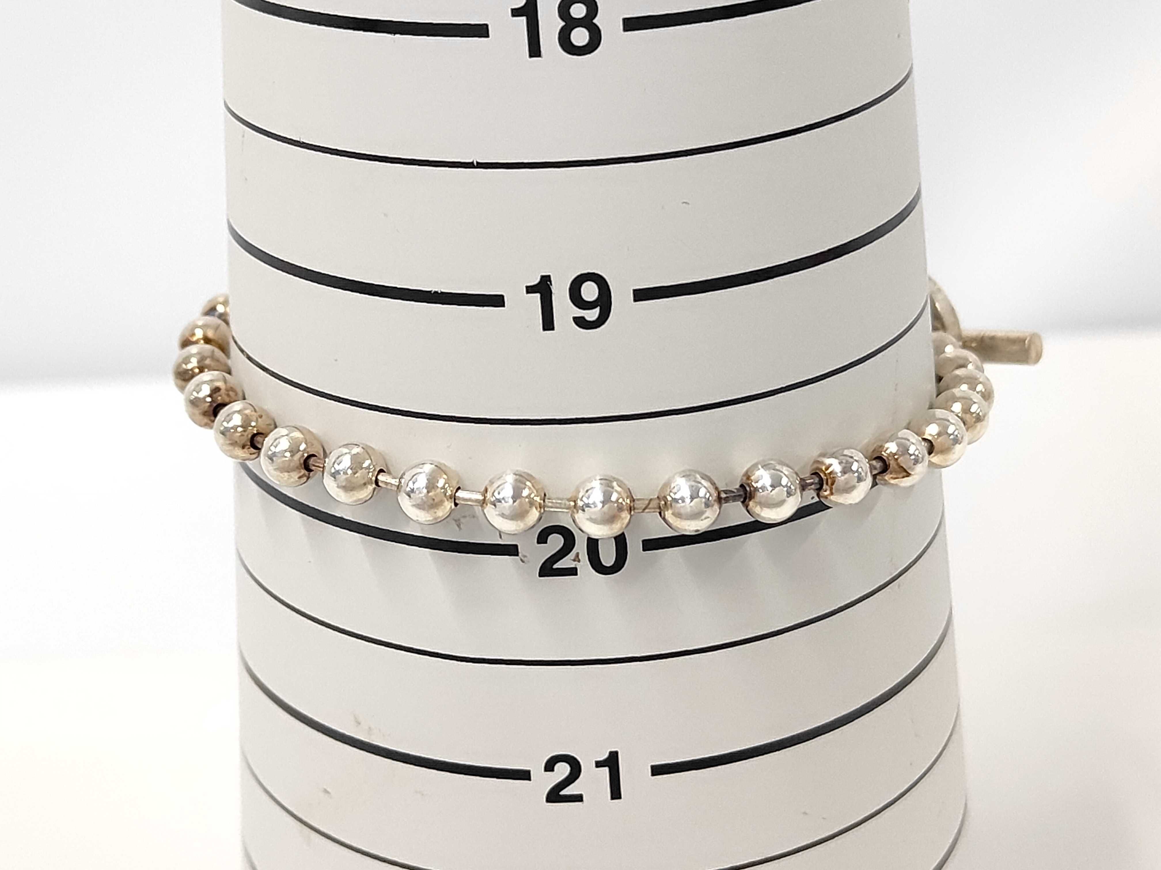 Ball Chain Bracelet, 925 Sterling Silver, 16.9g, Bracelet/Bangle — view 8