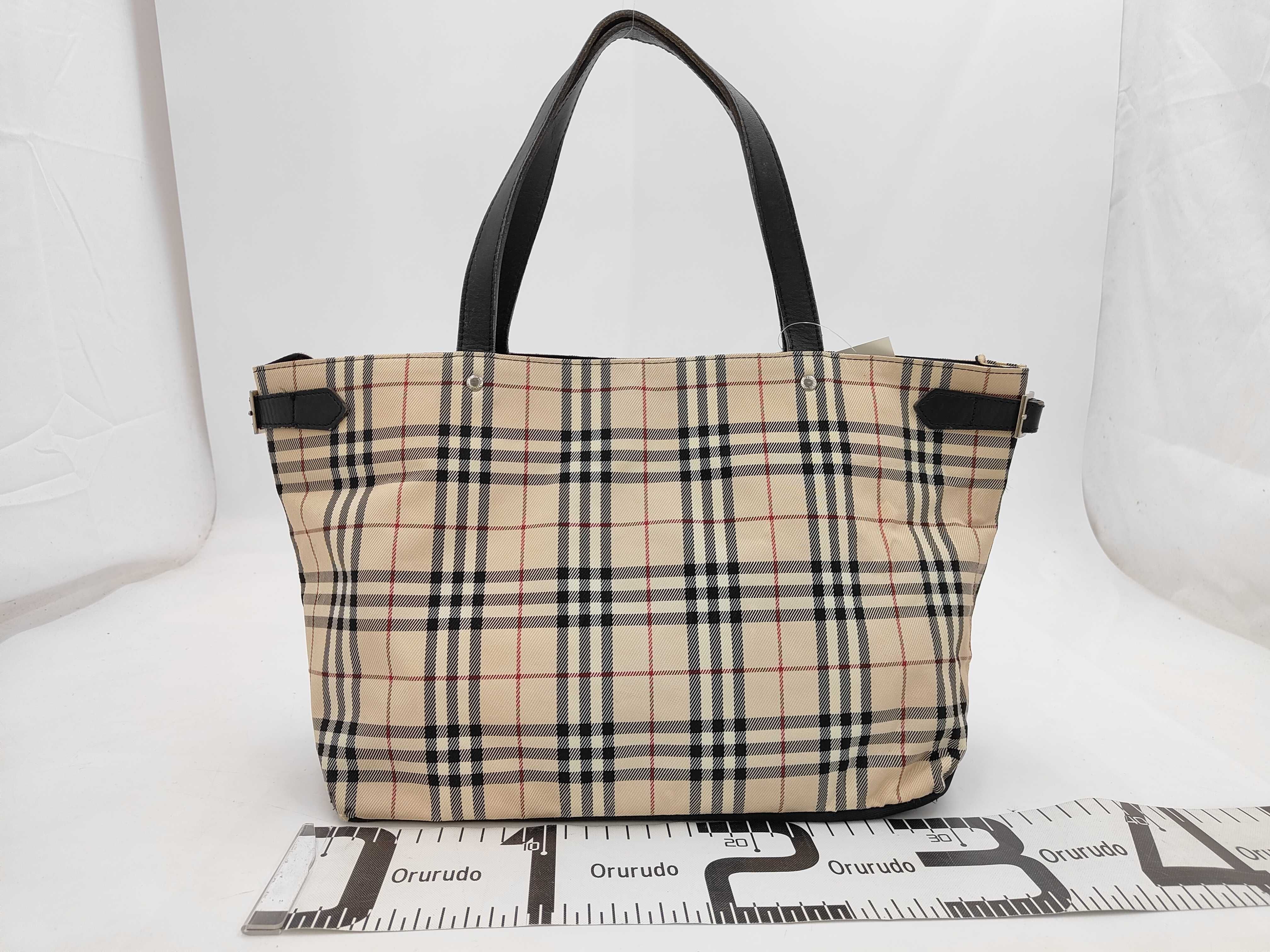 Blue Label Check Tote Bag — view 2