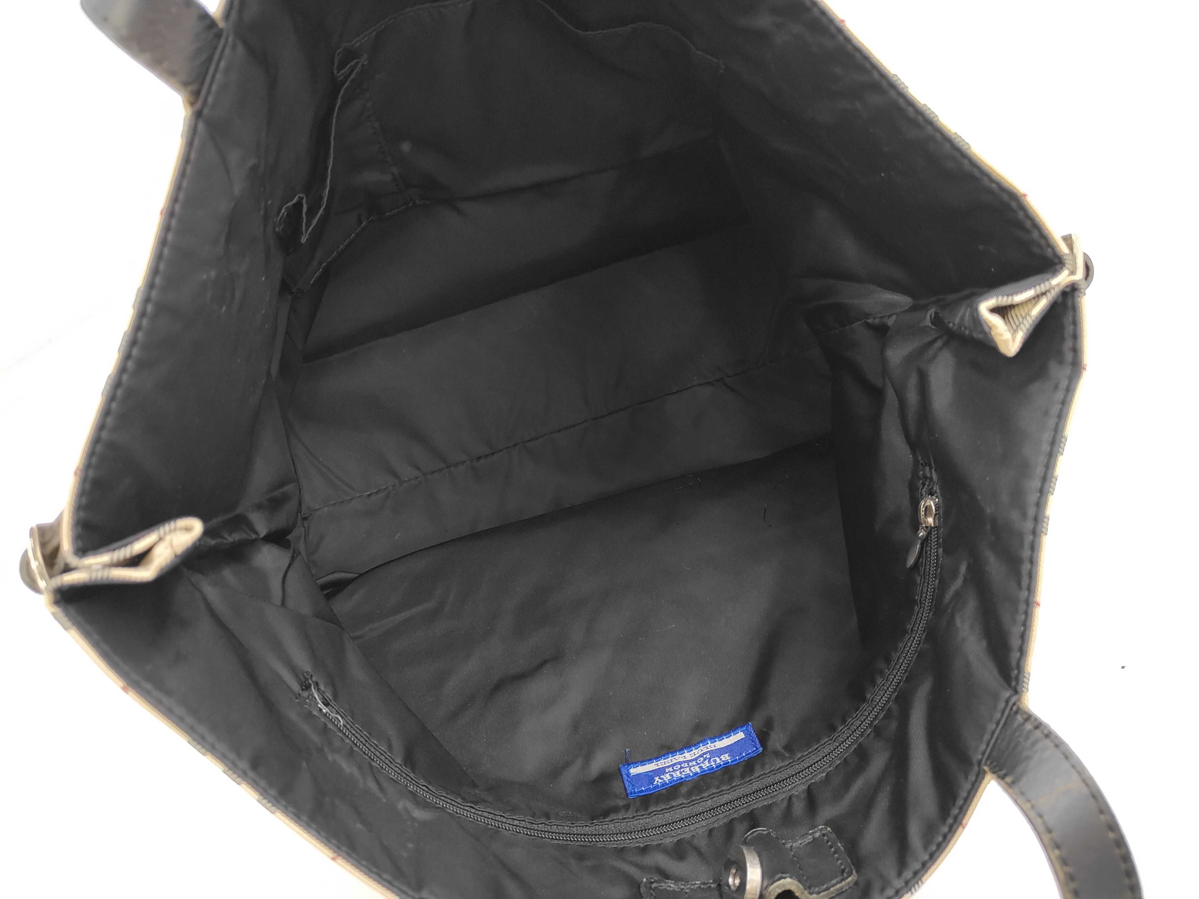 Blue Label Check Tote Bag — view 9