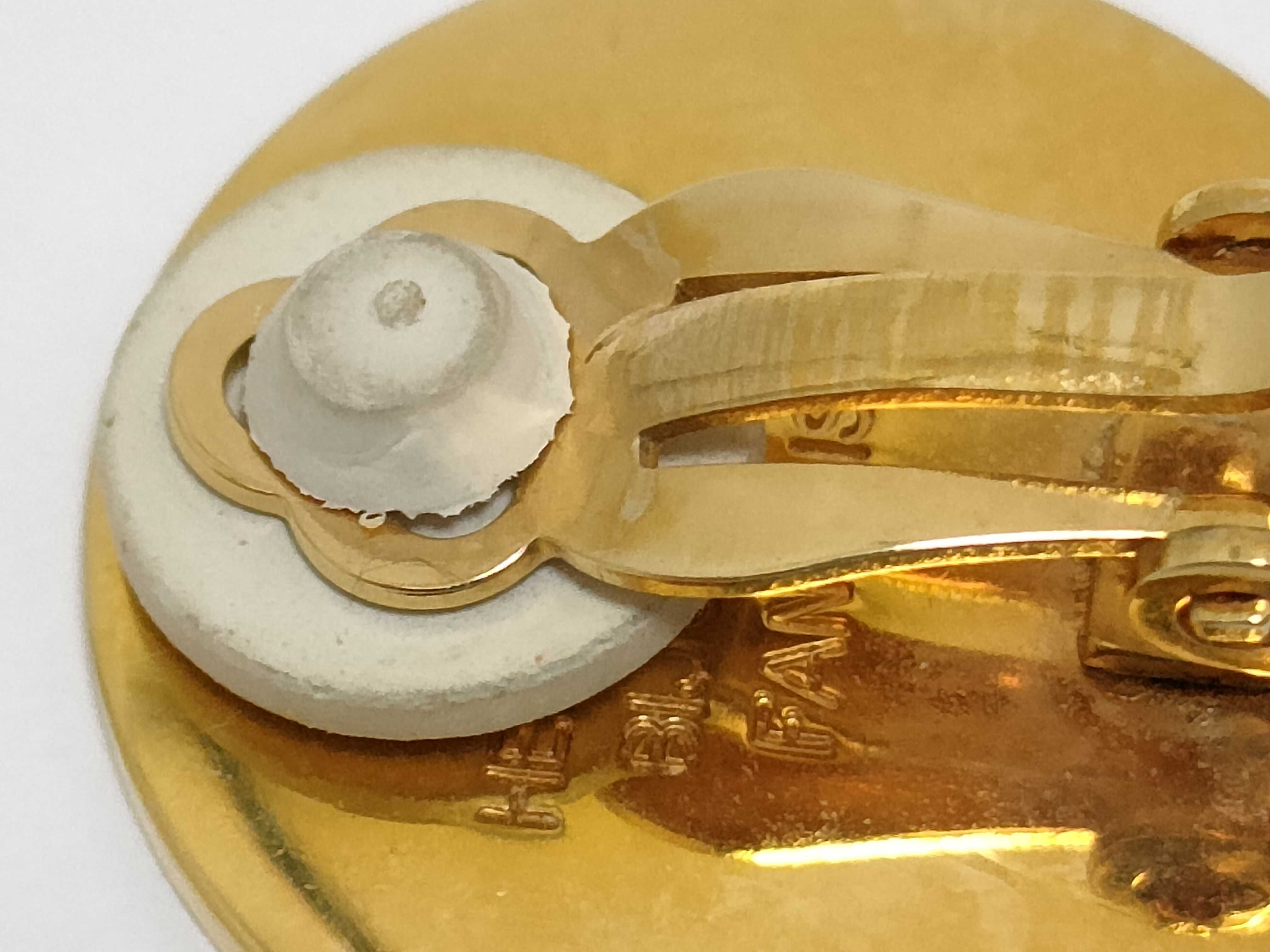 Sellier Earrings, Gold Hardware, Hermes Earrings — view 11