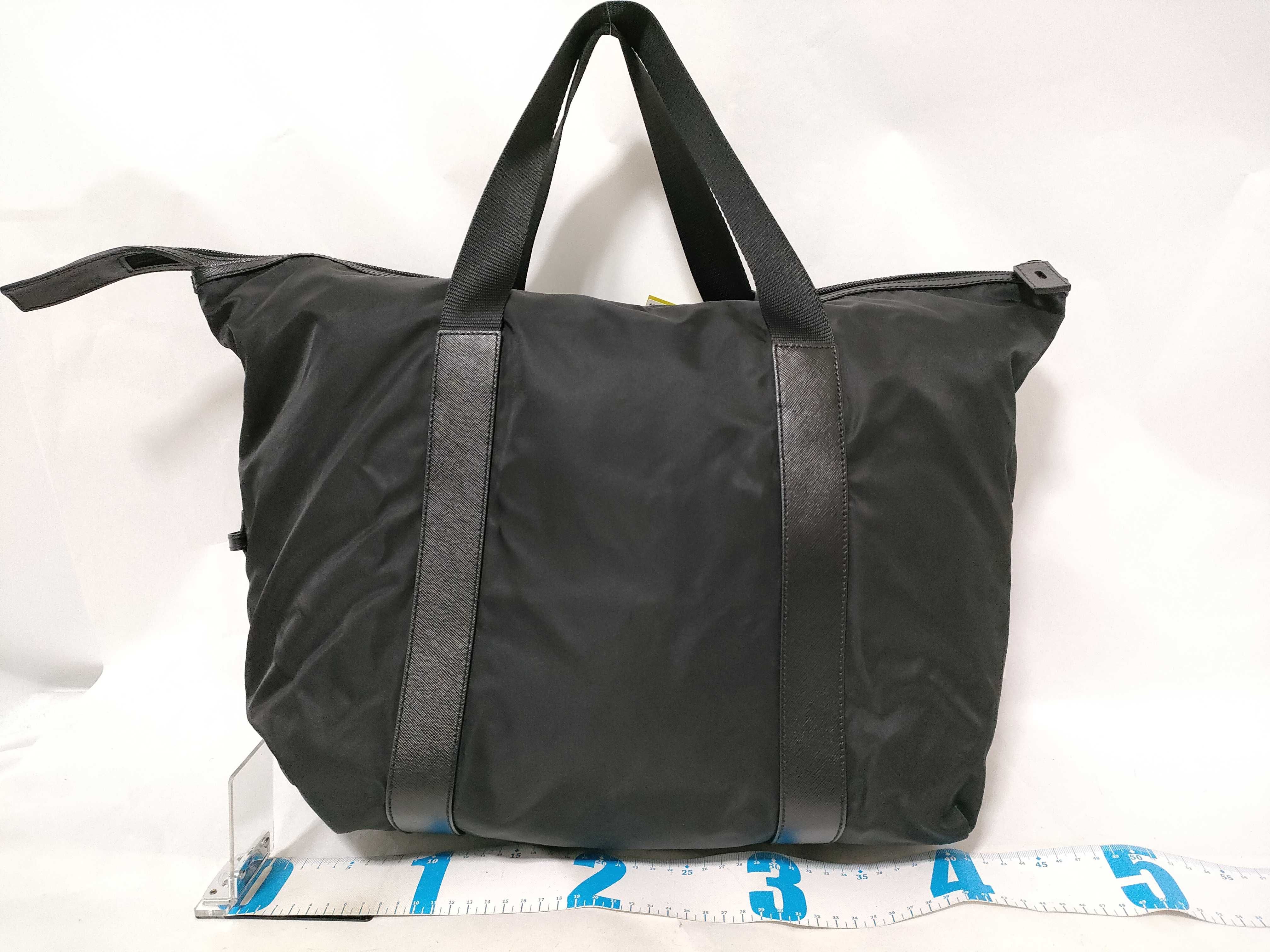 Nylon Black Boston Bag — view 2