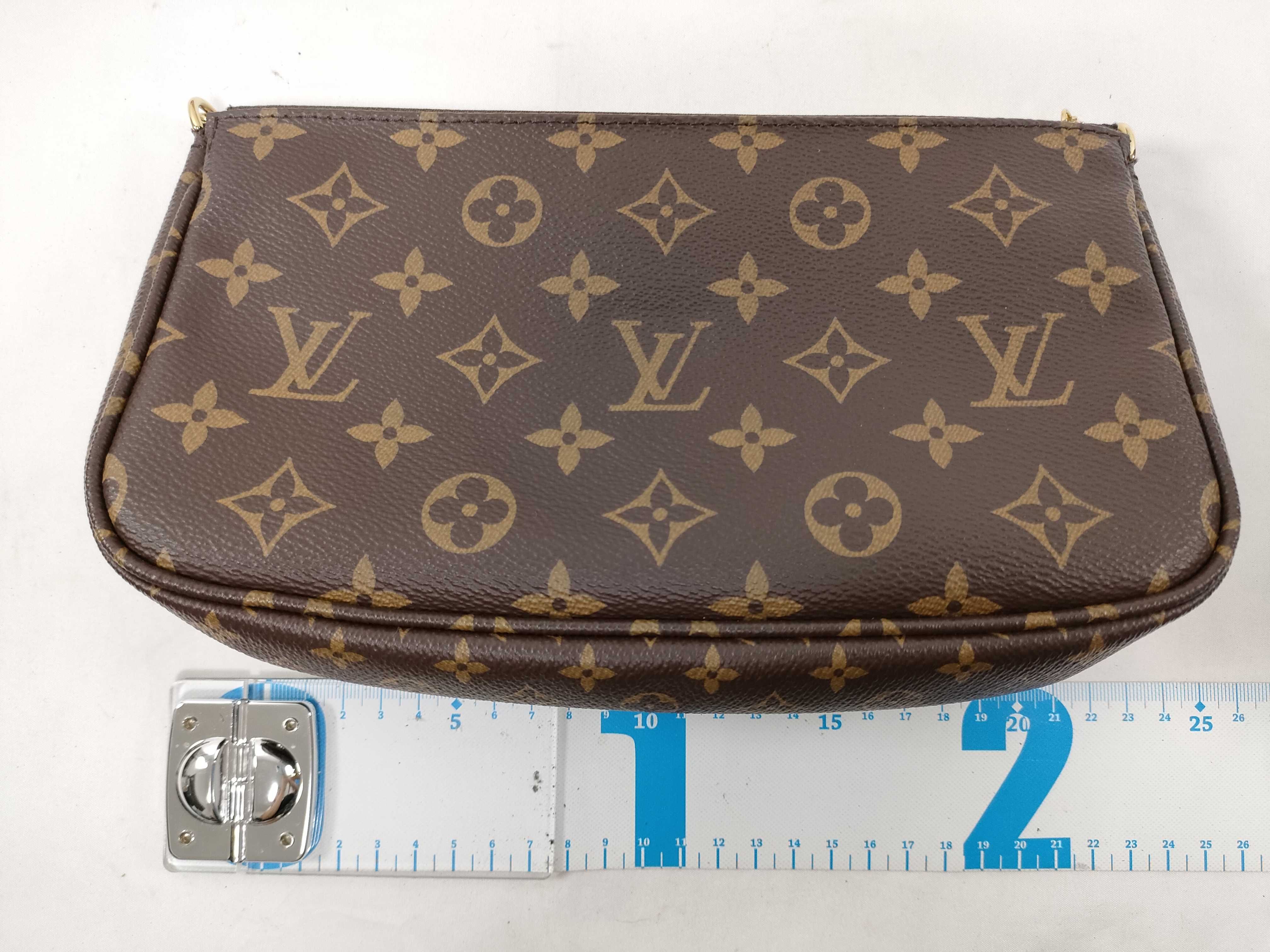 Monogram Vuitton Multi Pochette Accessoires RFID Shoulder Bag — view 2
