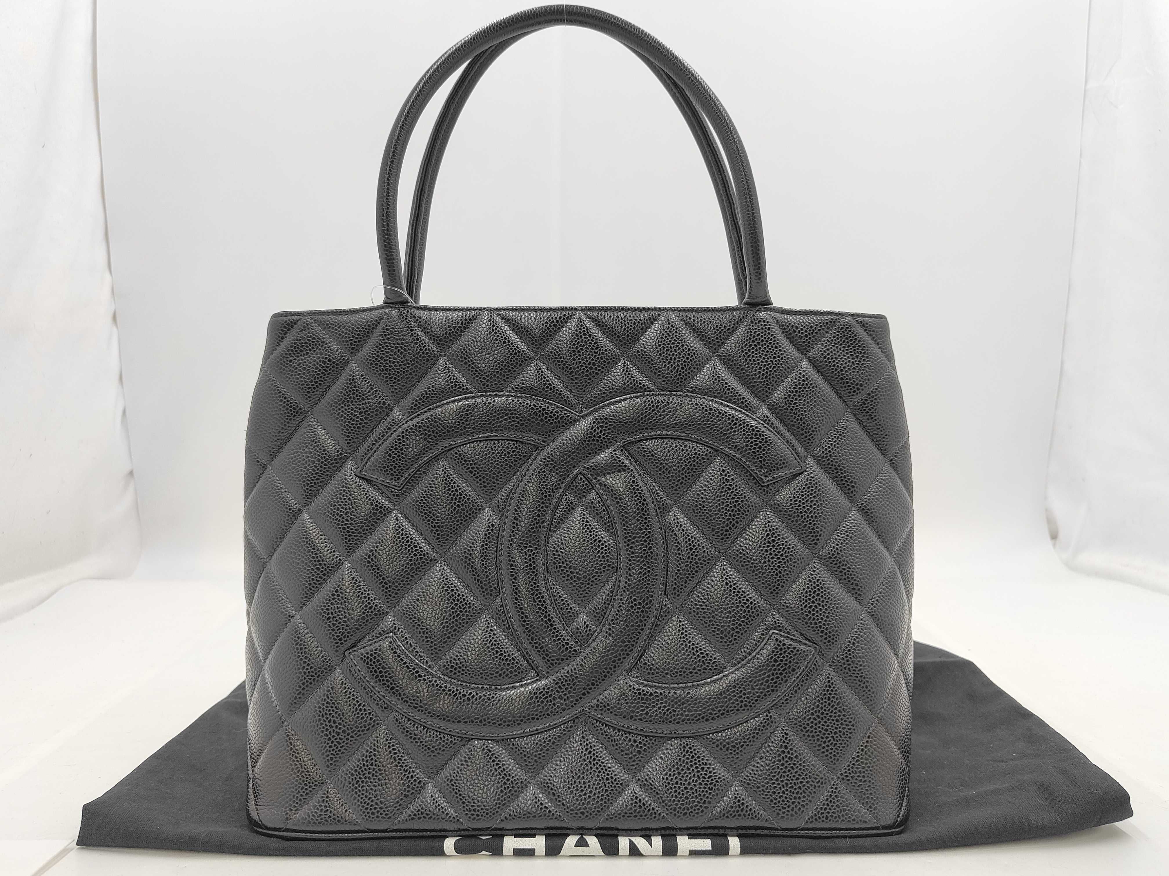 Matelassé Reissue Tote Bag, Caviar Leather Tote Bag