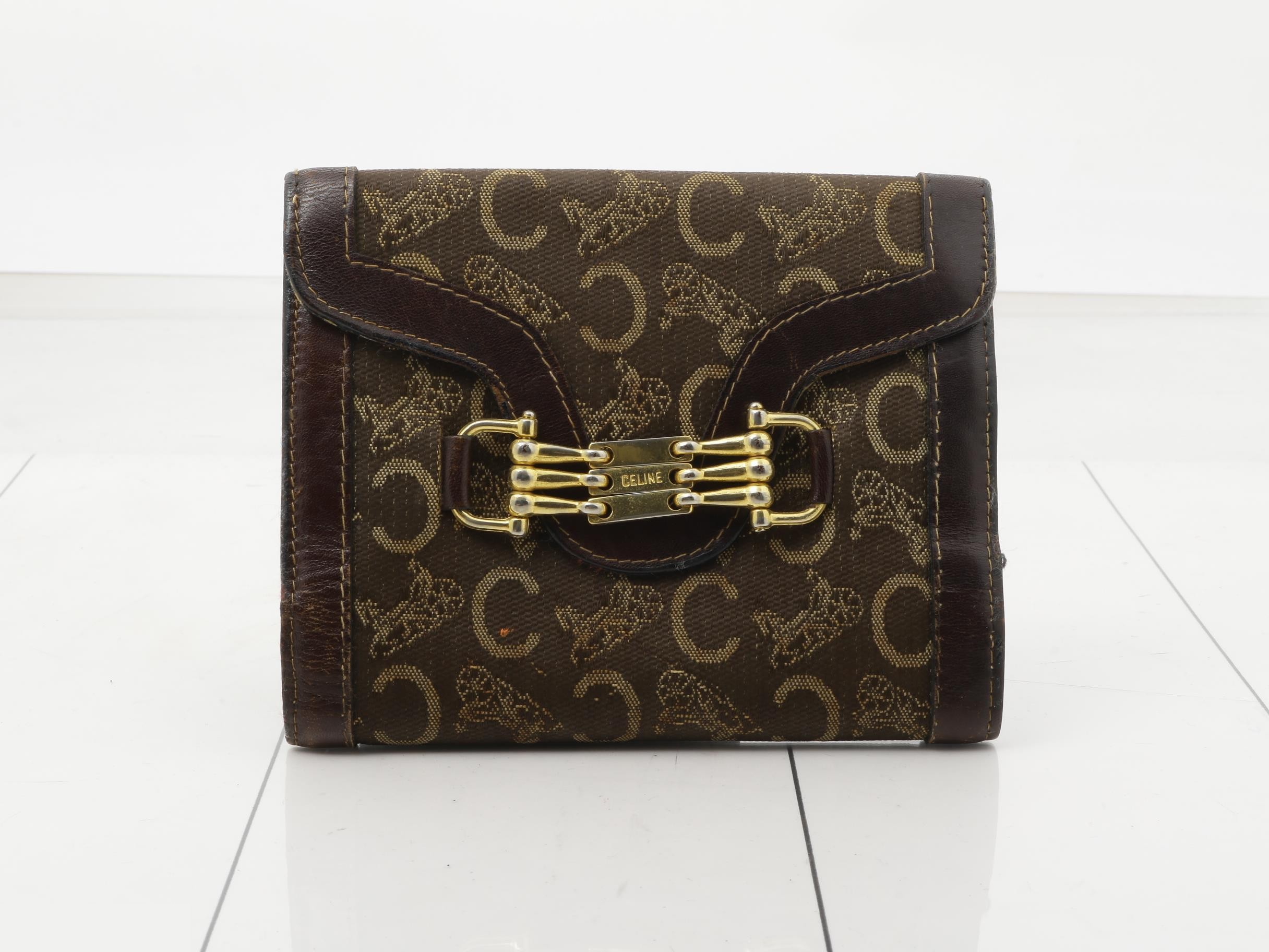 C Macadam Compact Wallet