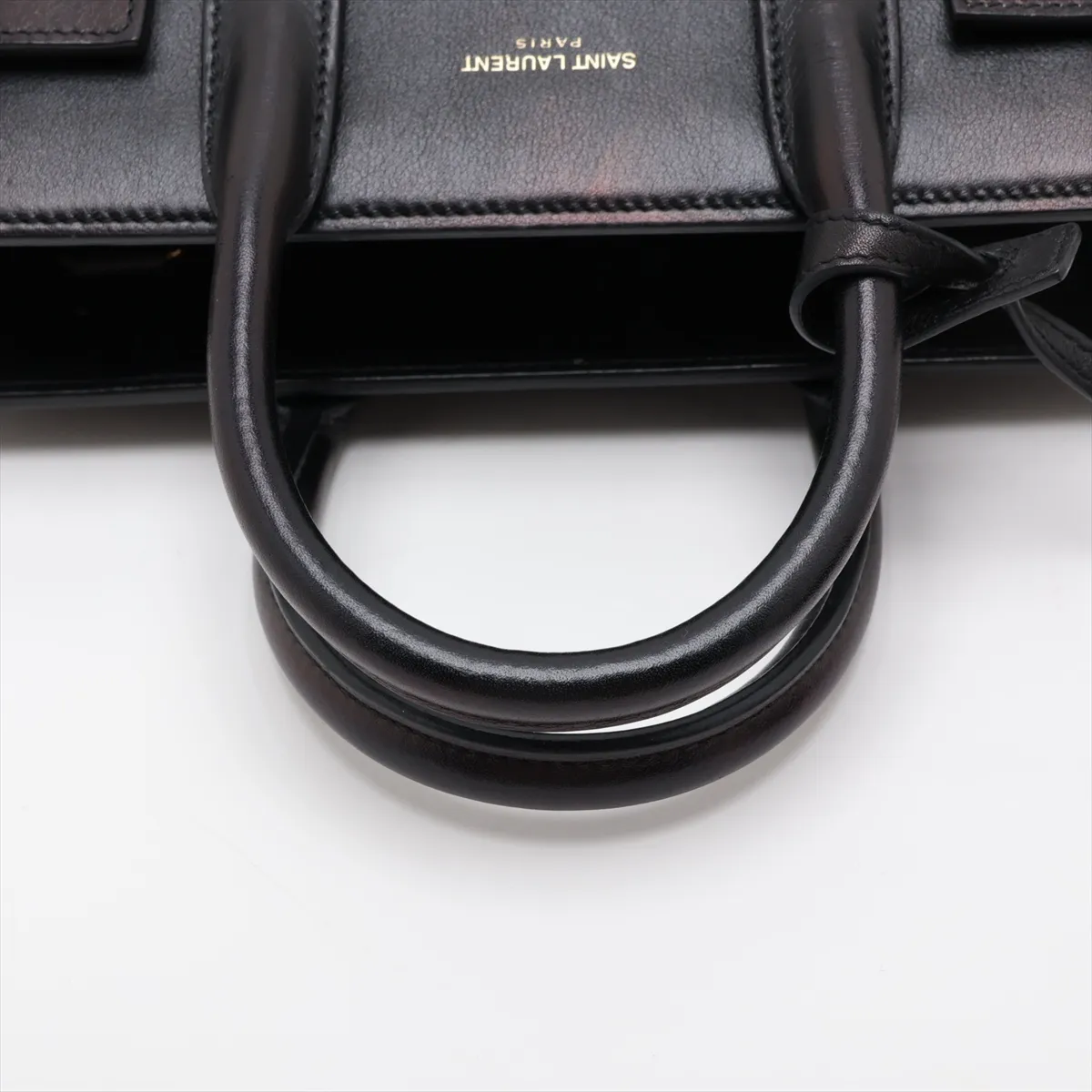 Sac de Jour Nano 340778 Leather 2-Way Handbag, Black — view 5