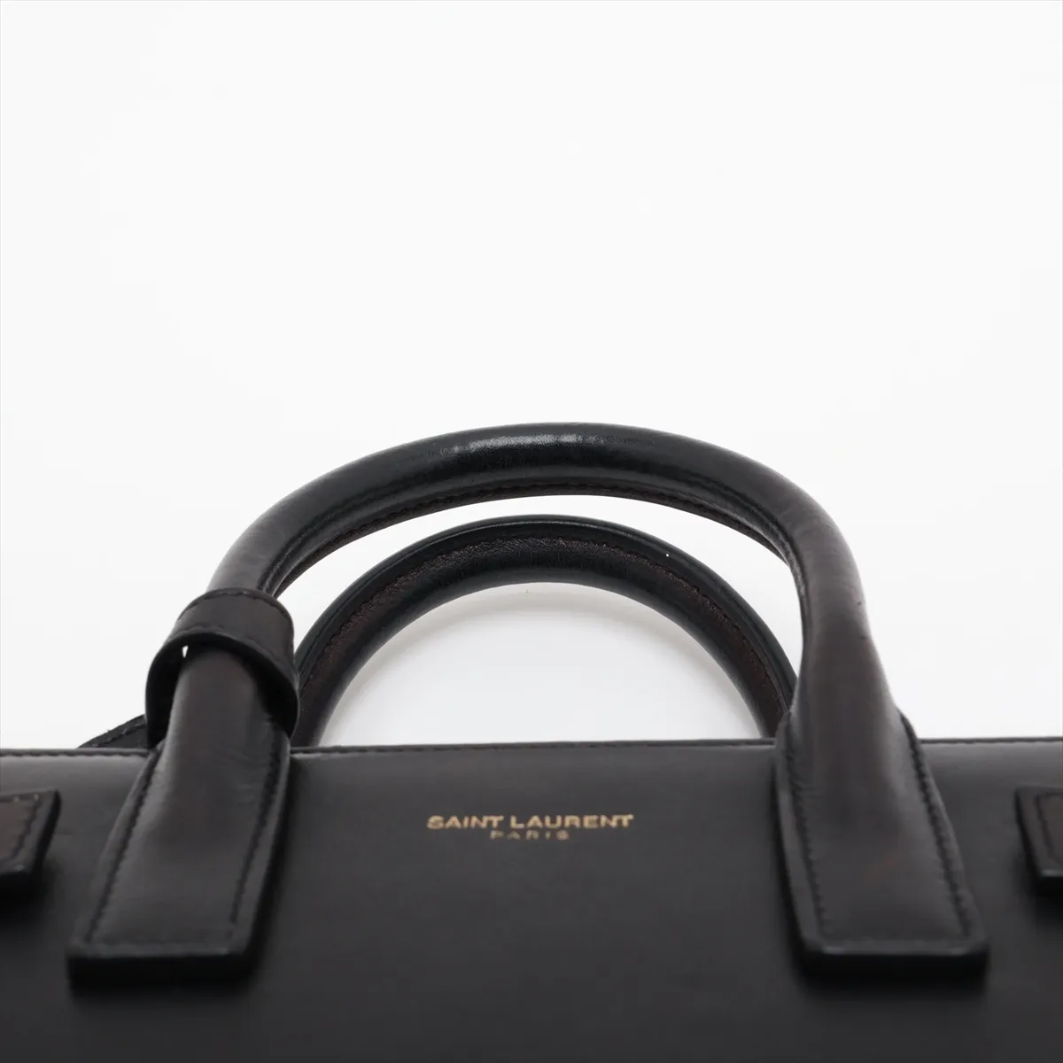 Sac de Jour Nano 340778 Leather 2-Way Handbag, Black — view 6