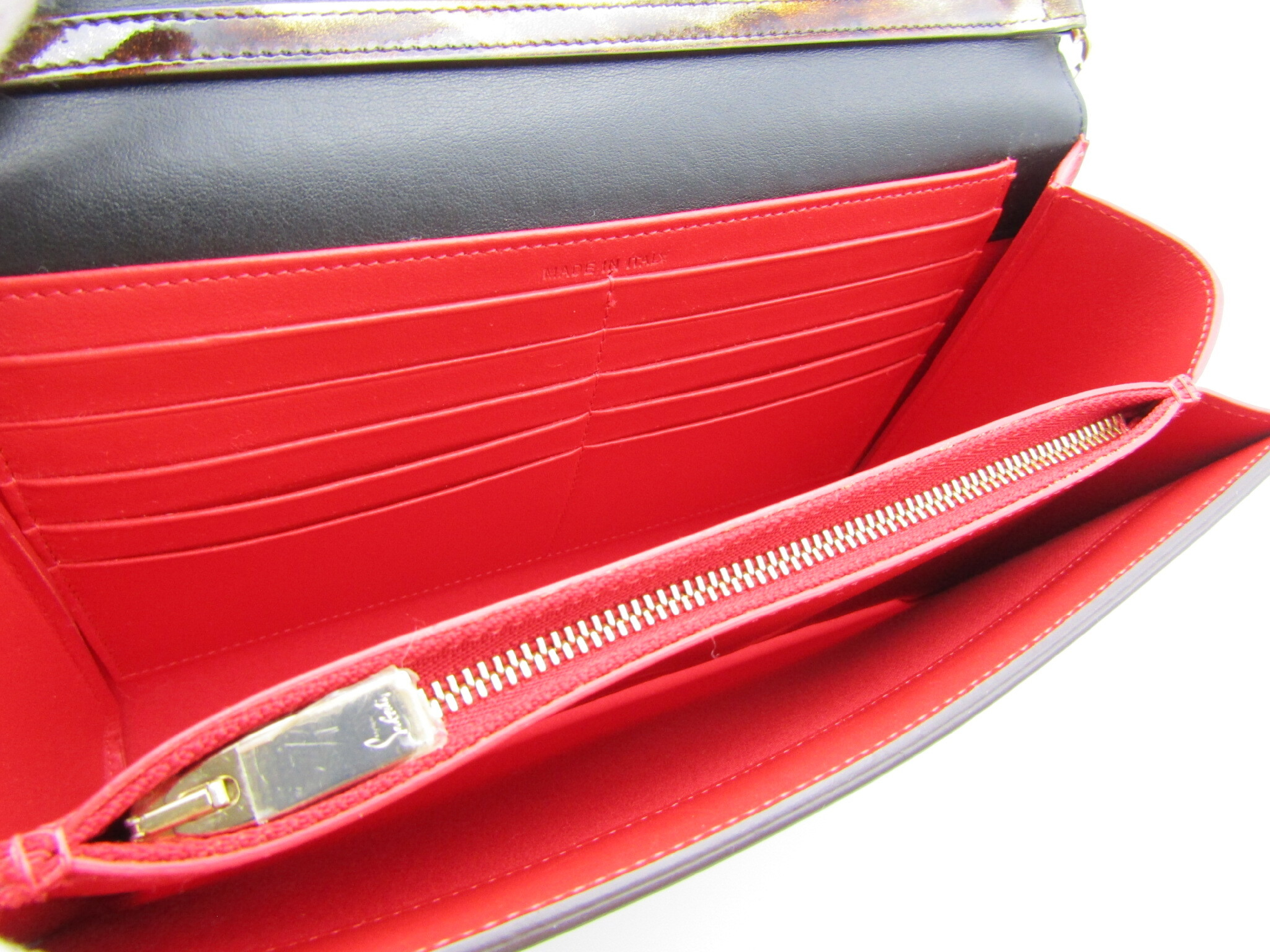 Paloma Chain Shoulder 2-Way Clutch Bag with Studs and Leopard Print — view 6