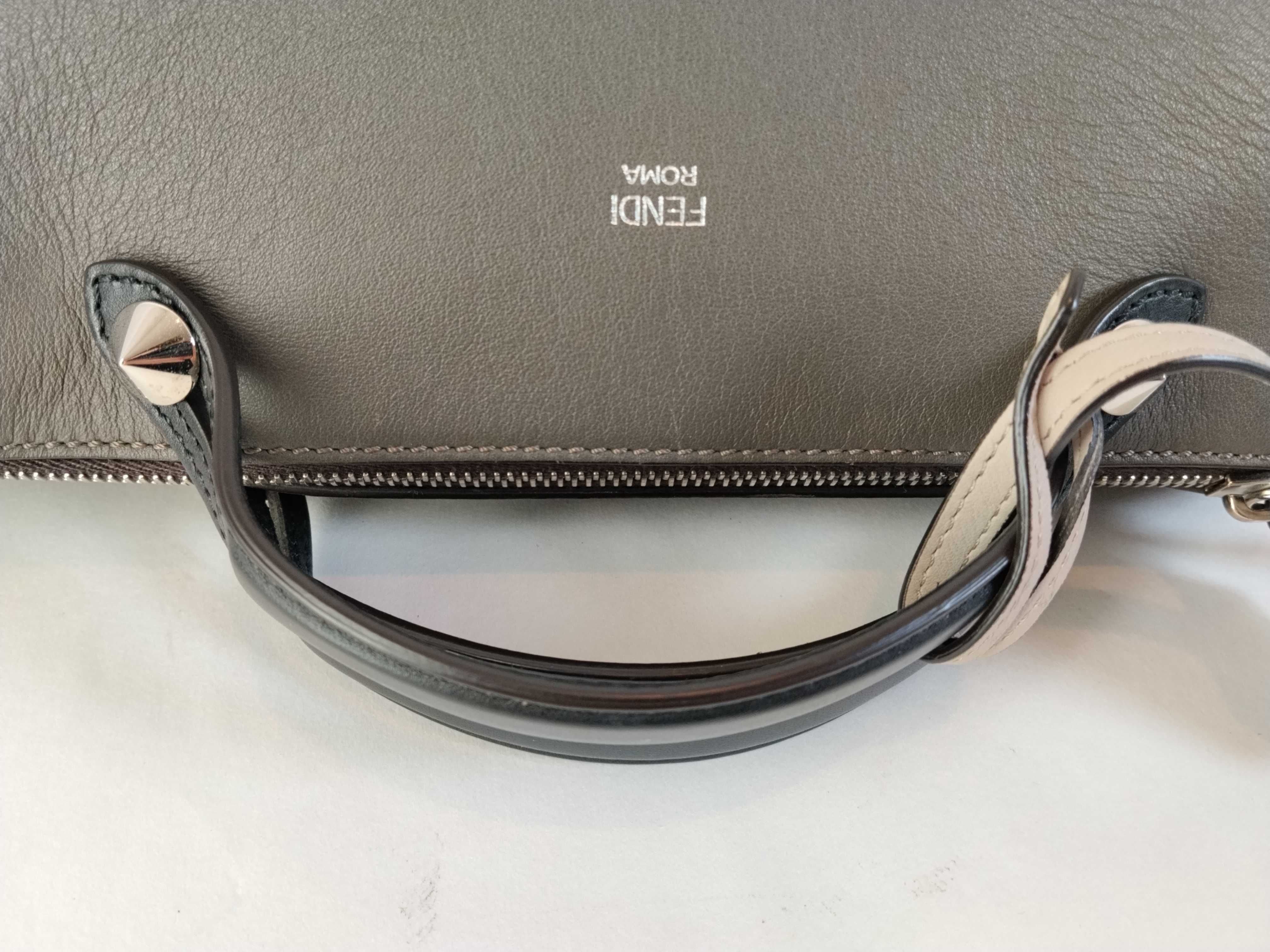By The Way Medium Leather 2-Way Shoulder Bag, Gray, 8BL146 (Handbag) — view 3