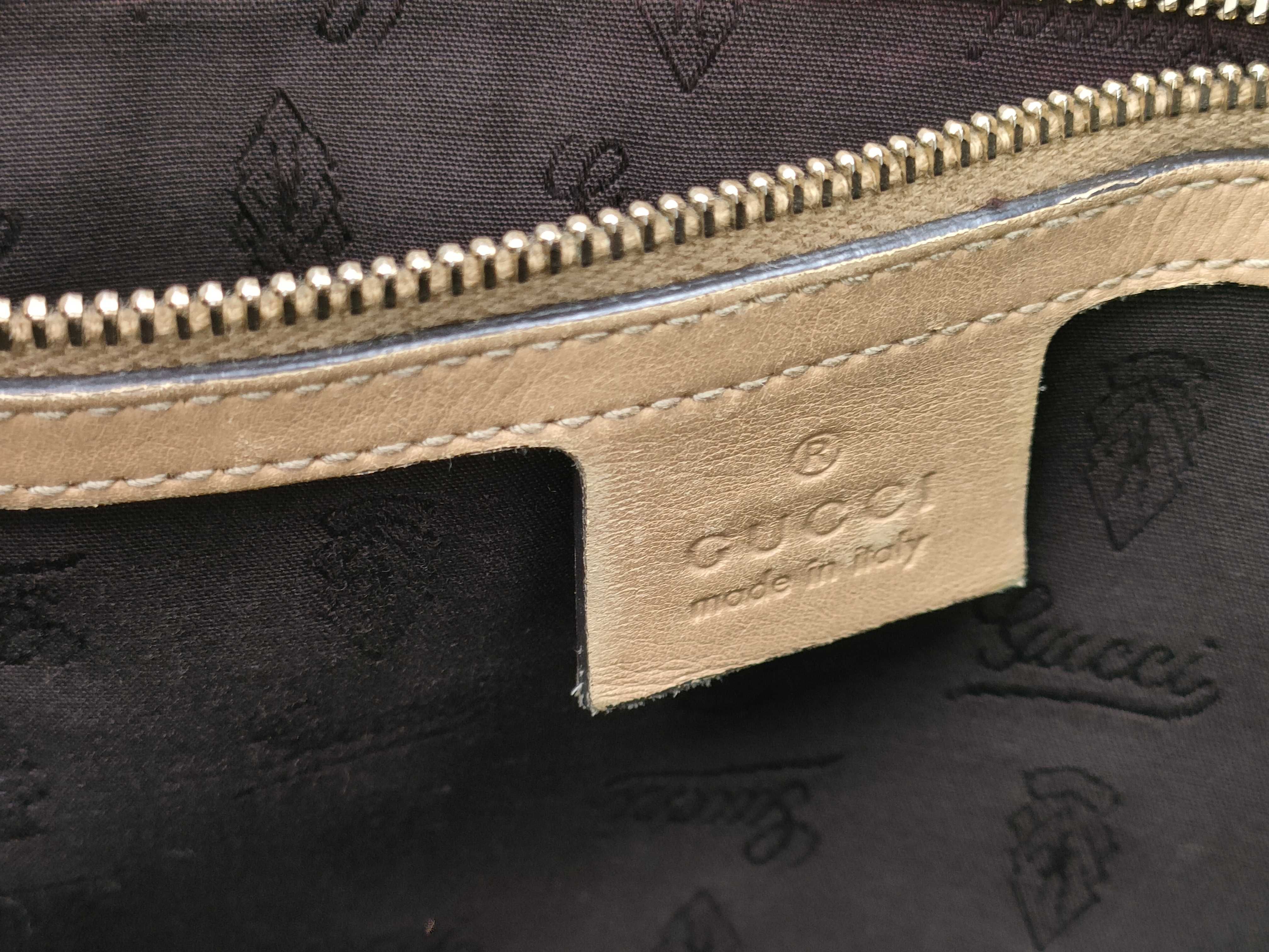 Horsebit Shima Leather Shoulder Bag — view 11