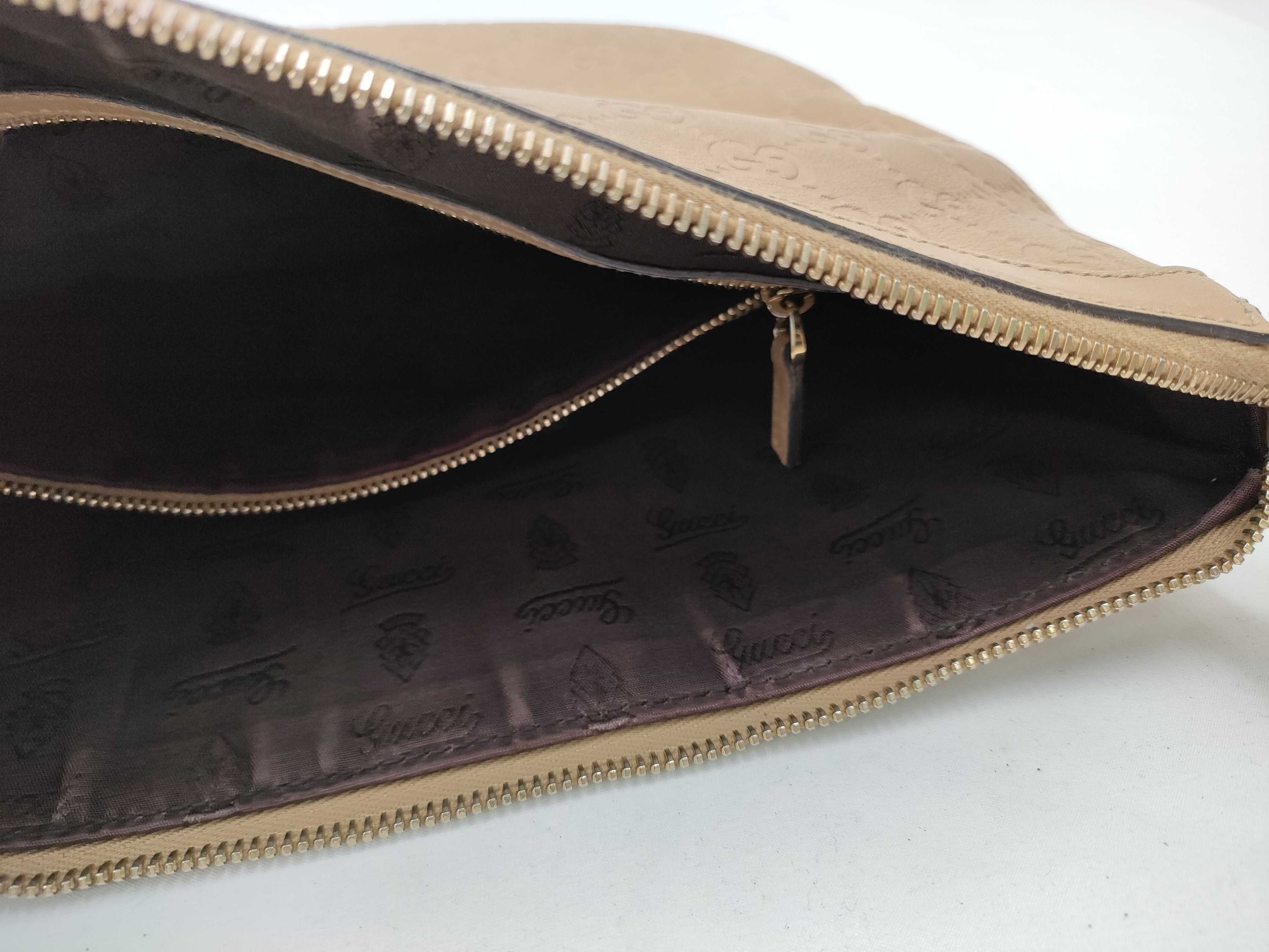 Horsebit Shima Leather Shoulder Bag — view 8