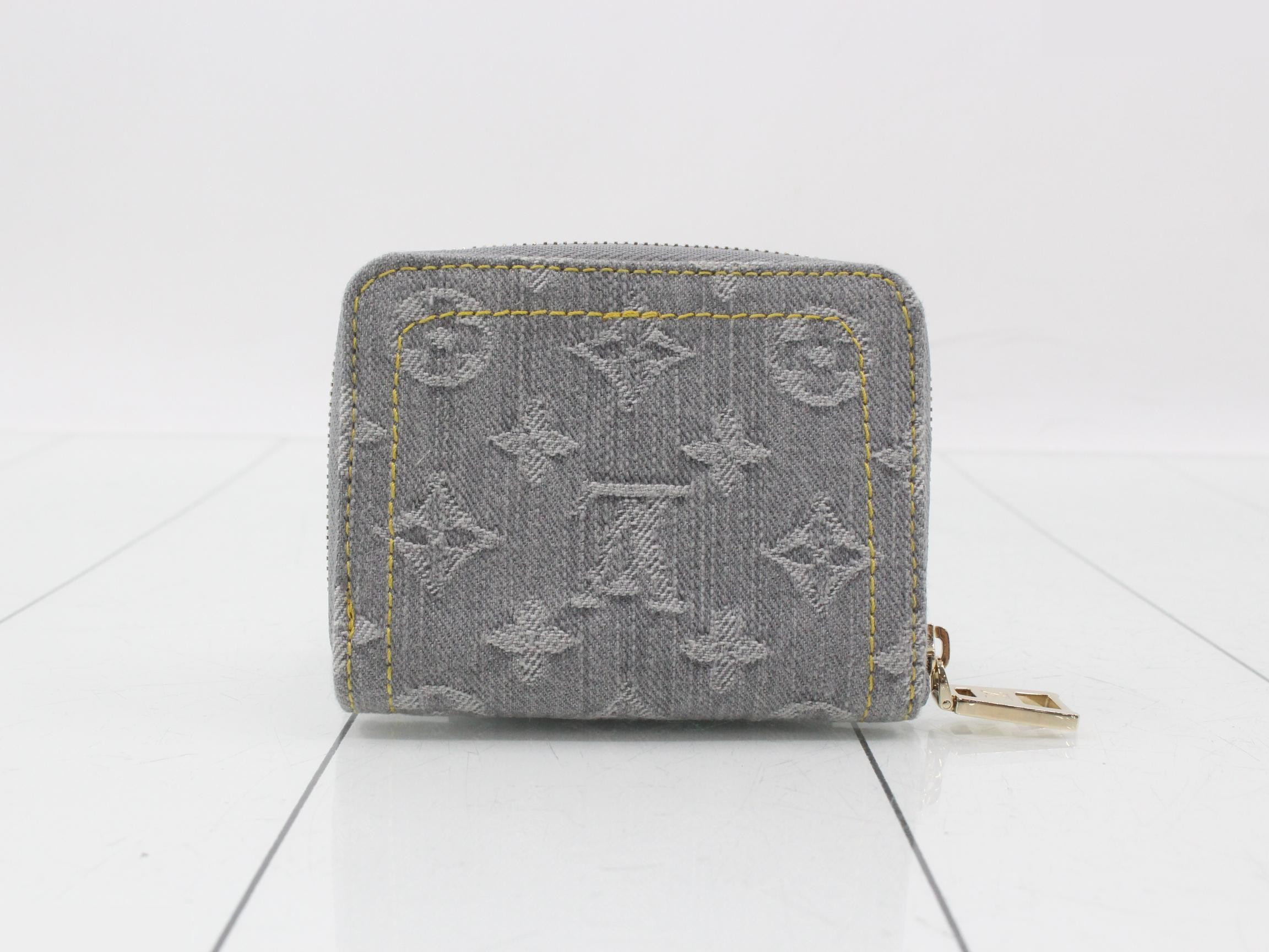 Monogram Denim Zippy Coin Purse — view 2