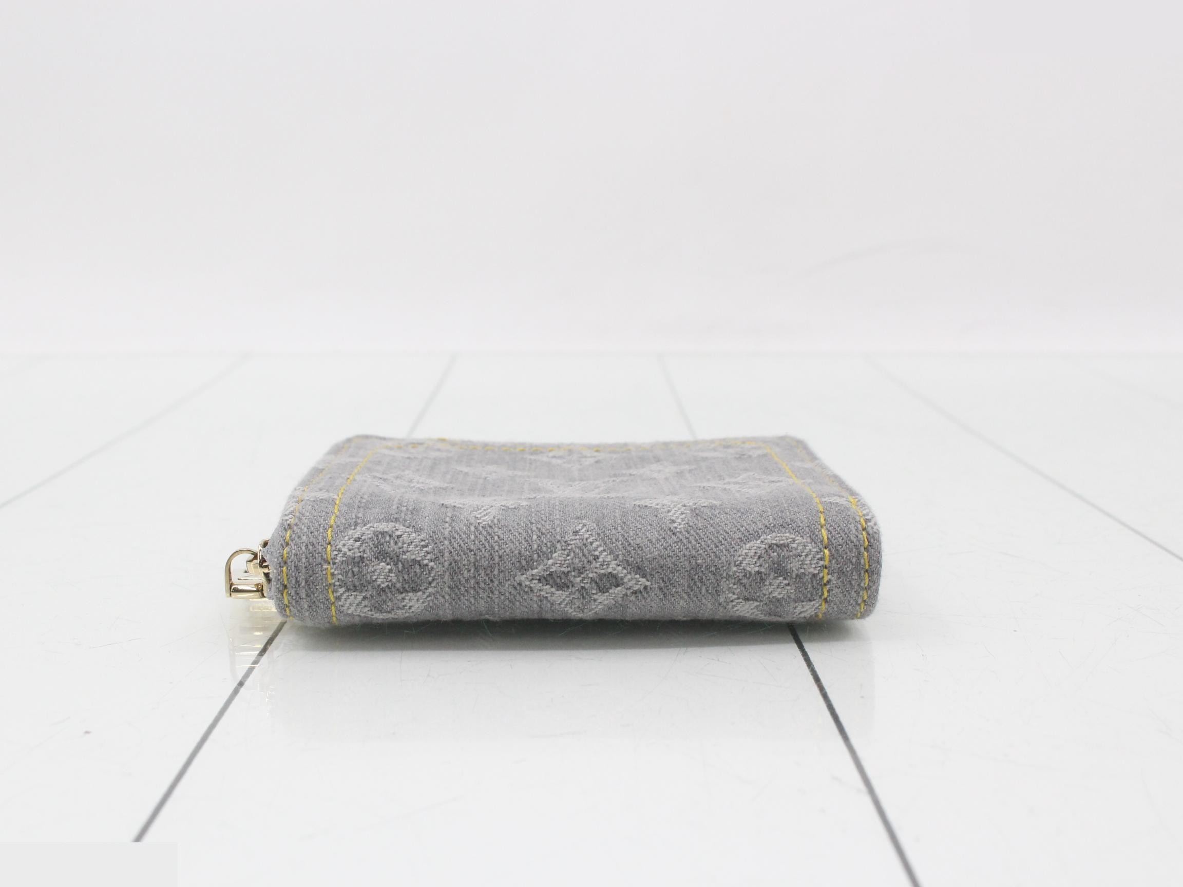 Monogram Denim Zippy Coin Purse — view 3
