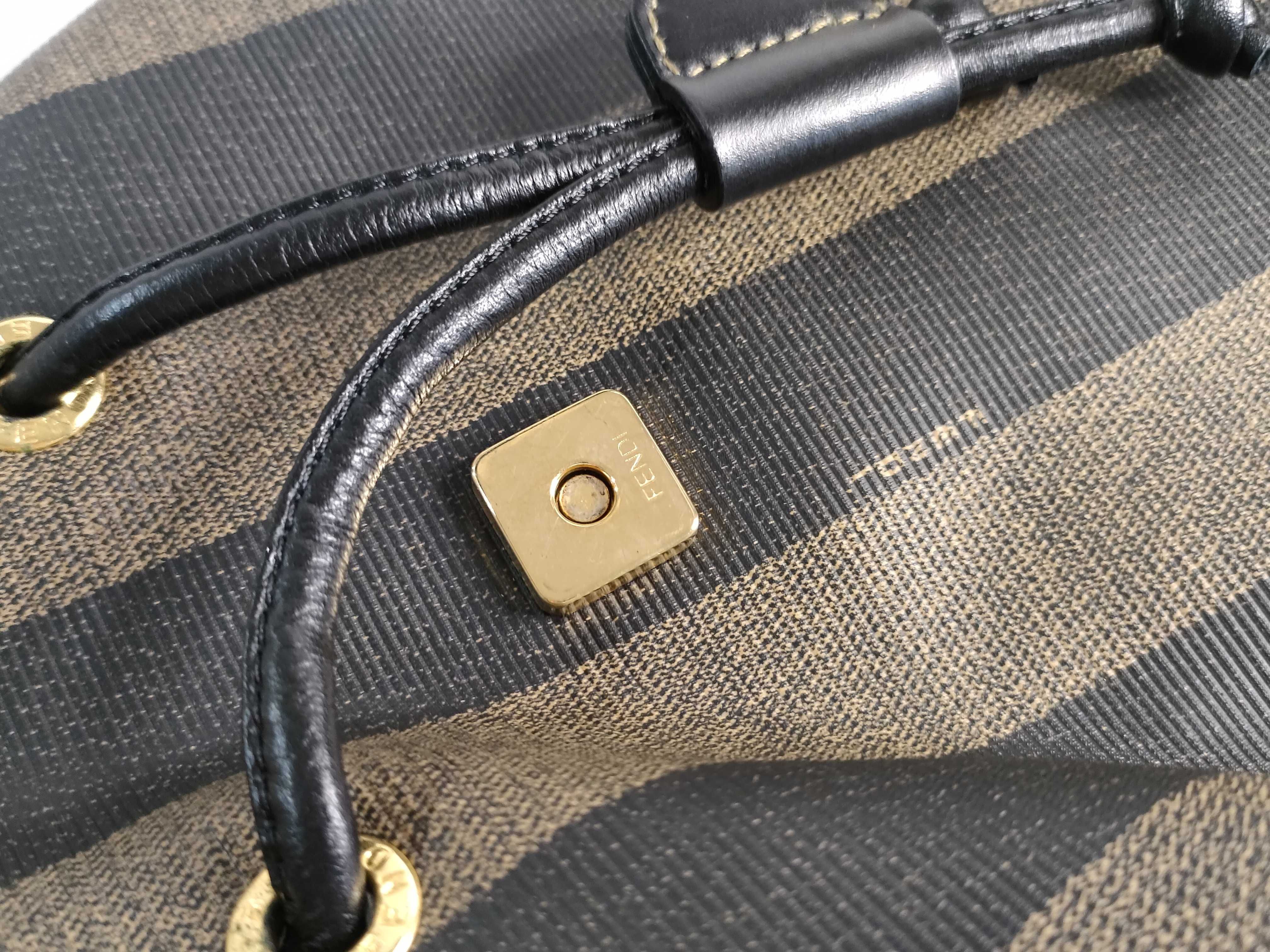 Pecan Pattern Backpack, PVC Leather, 259290 Backpack — view 13