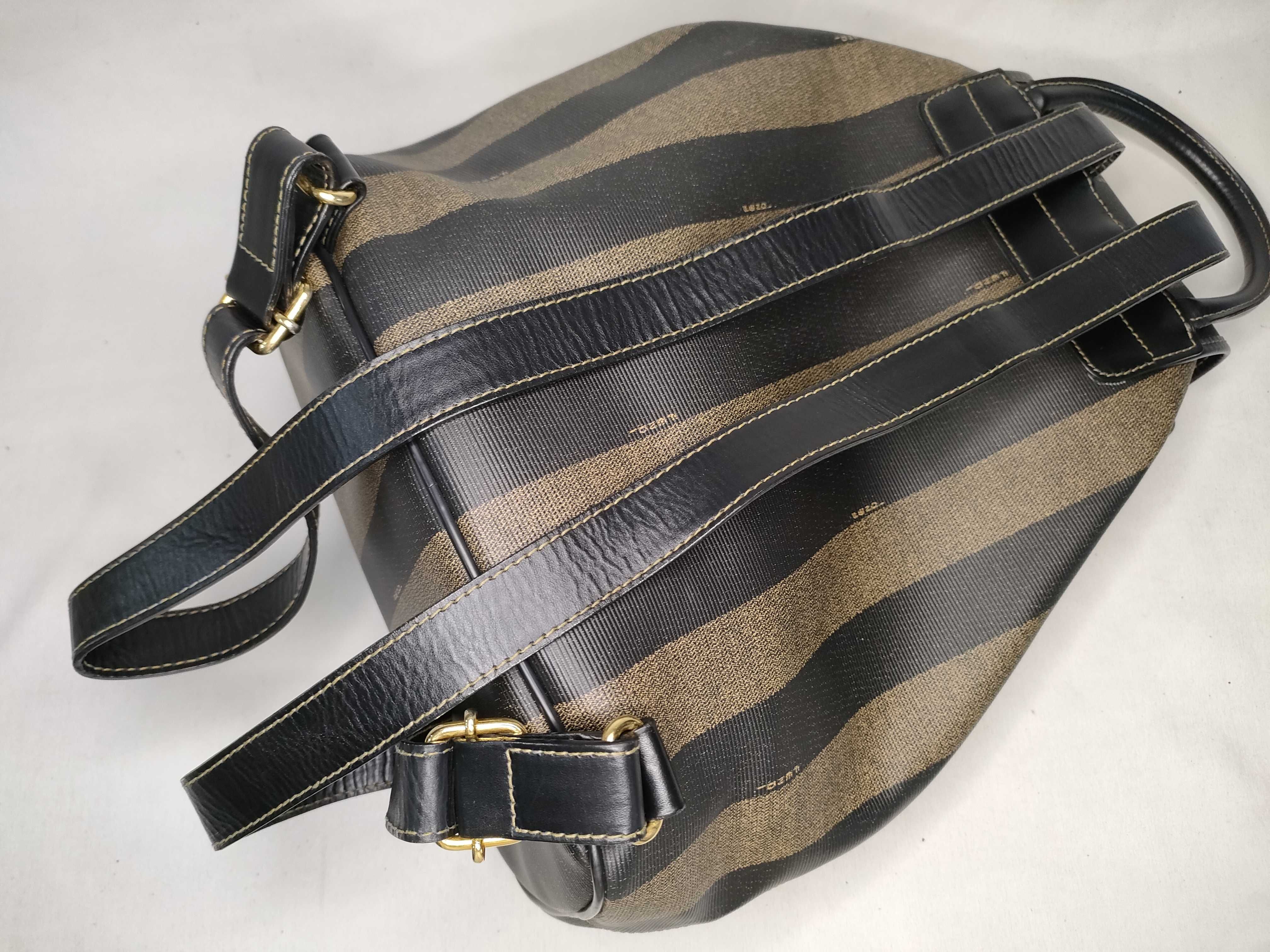 Pecan Pattern Backpack, PVC Leather, 259290 Backpack — view 3
