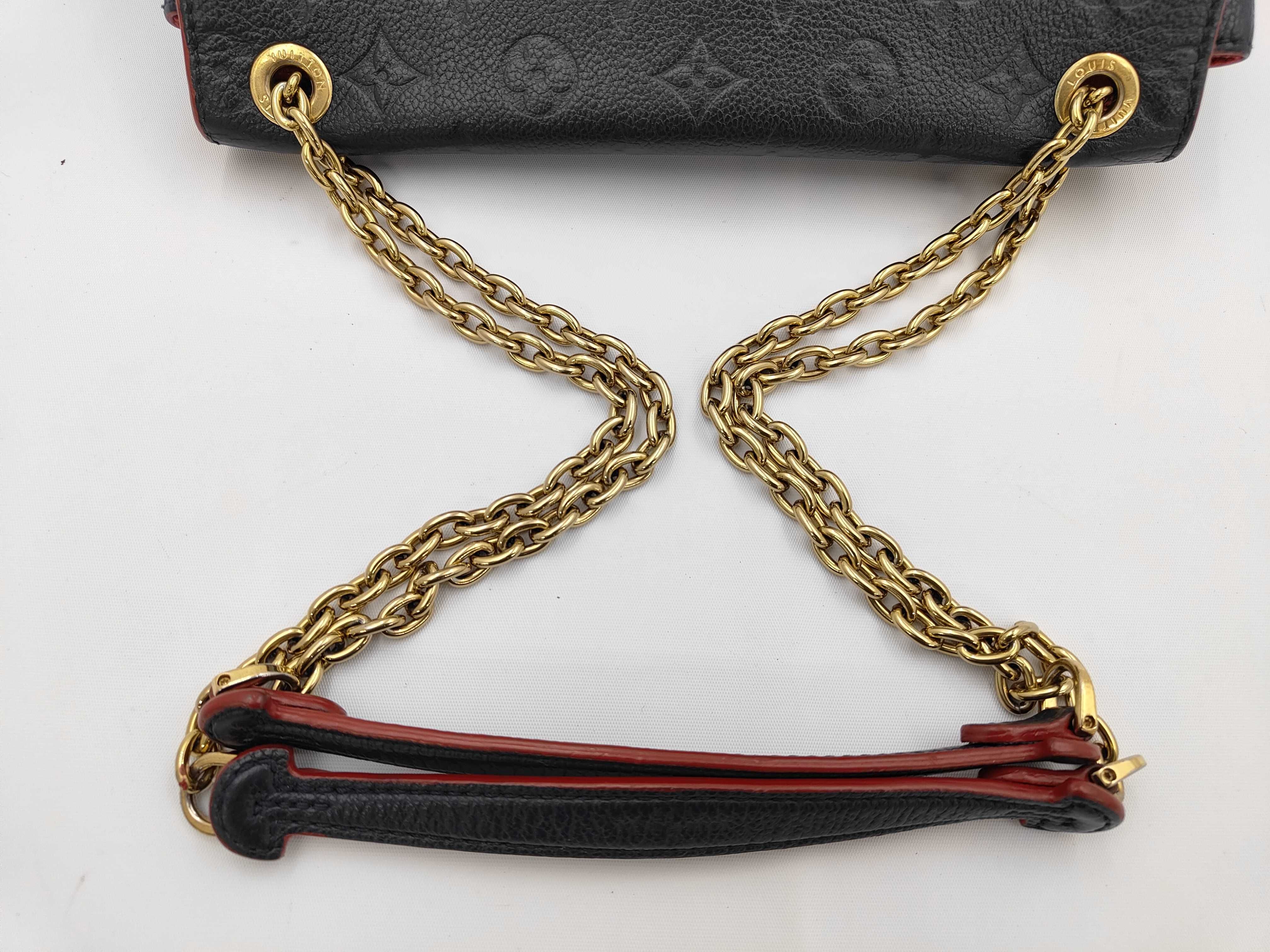 Vavin PM Marine Rouge M52271 RFID detected Chain Shoulder Louis Vuitton Monogram Empreinte Crossbody Shoulder Bag — view 3