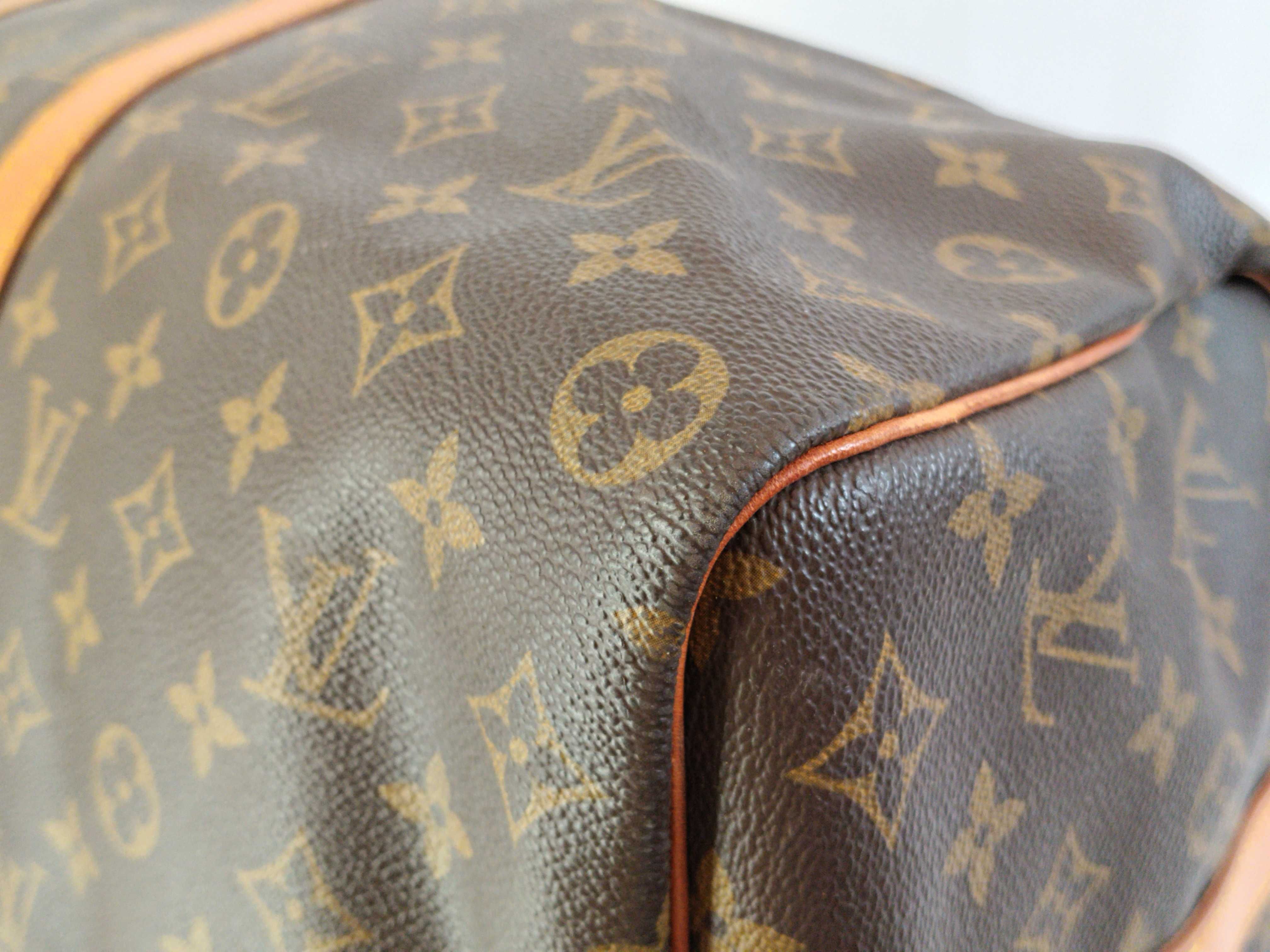 Monogram Vuitton Keepall Bandoulière Boston Bag with ST — view 8