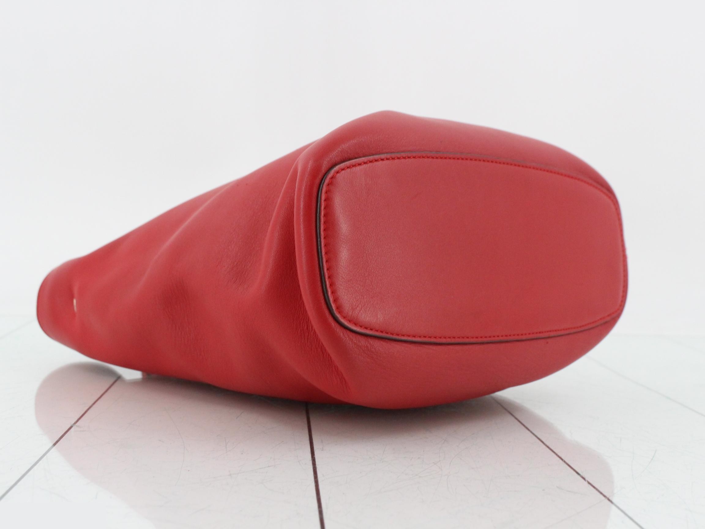 Logo Leather Shoulder Bag — view 5