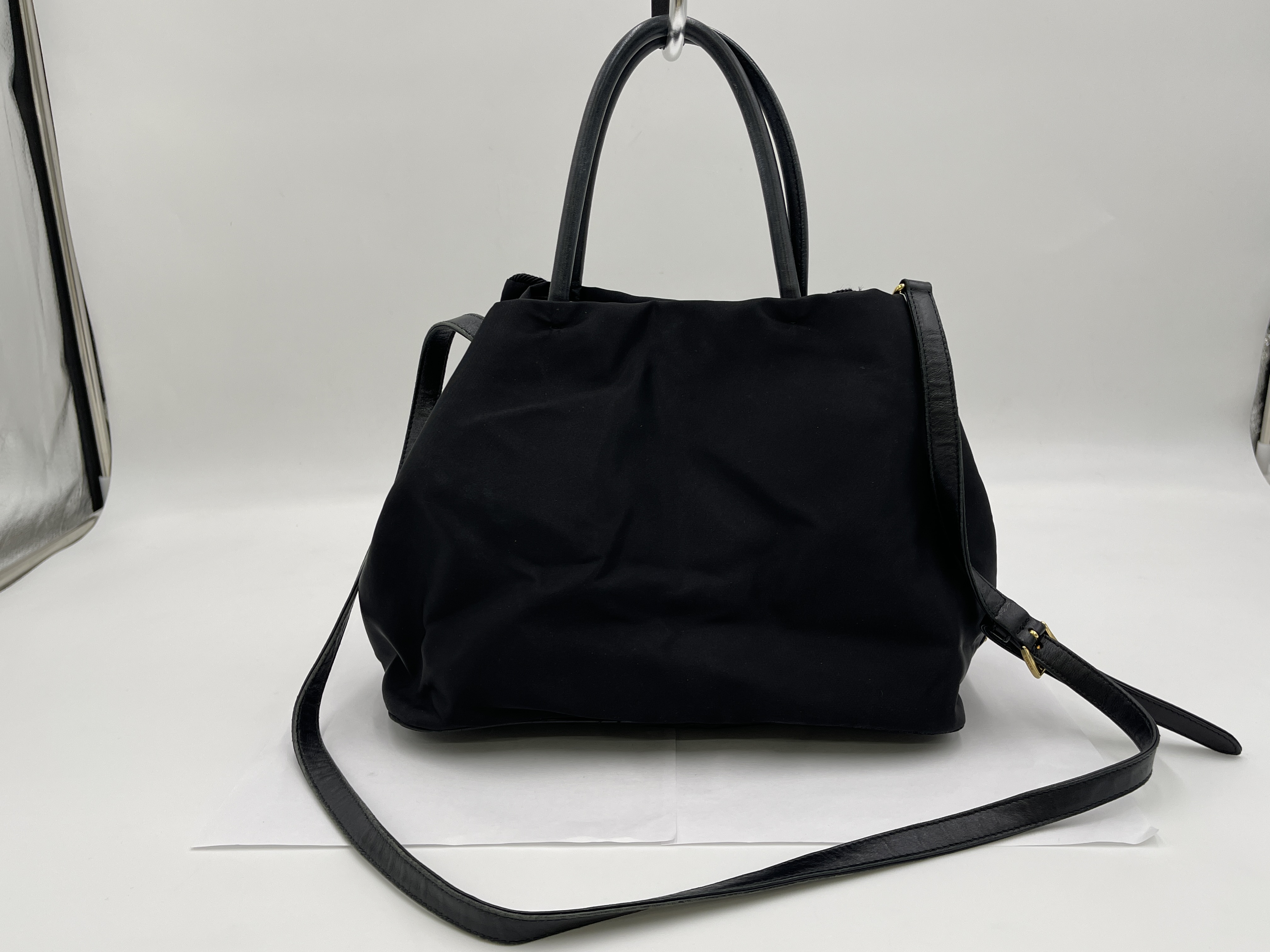 Nylon Ribbon 2-Way Handbag — view 2