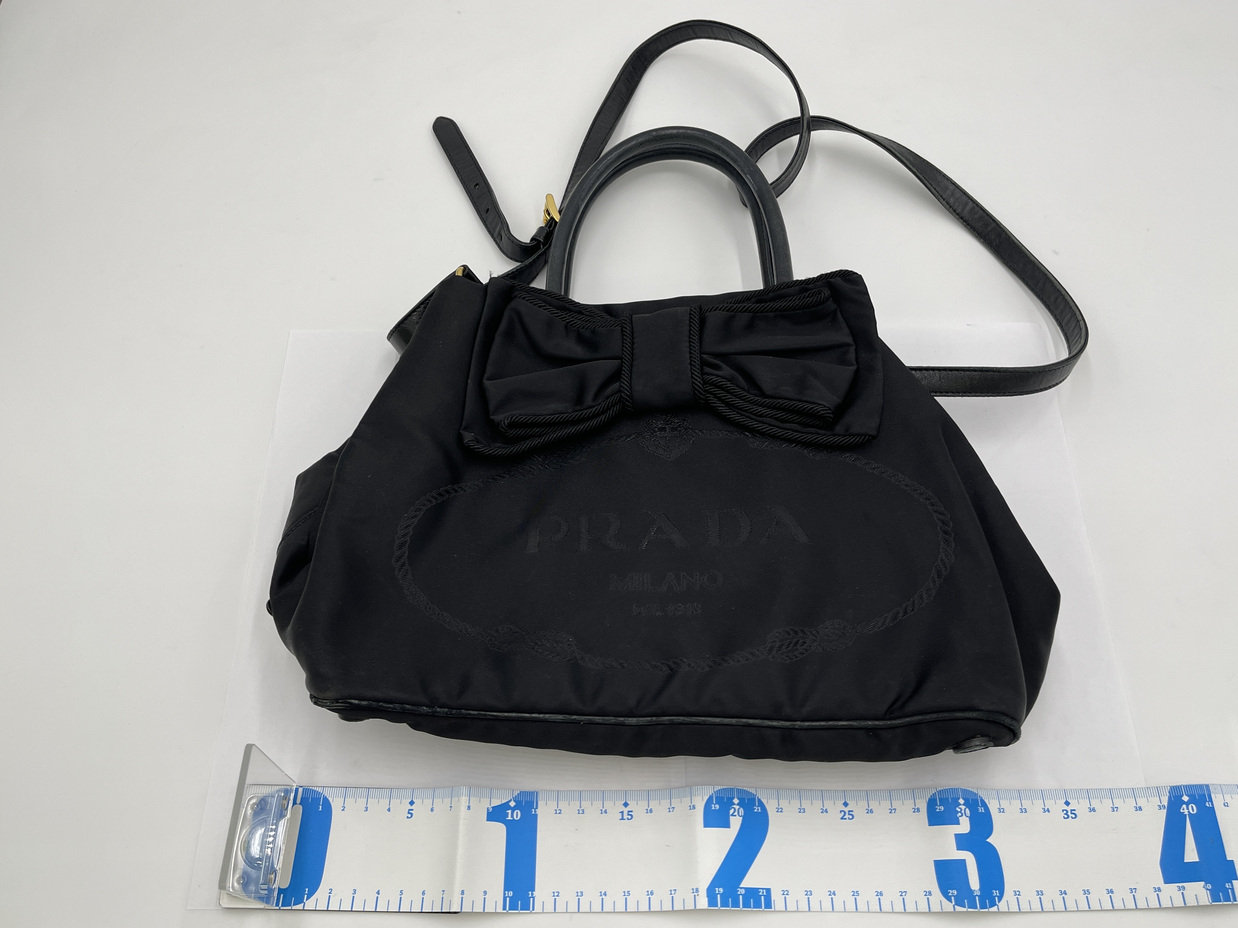 Nylon Ribbon 2-Way Handbag — view 12