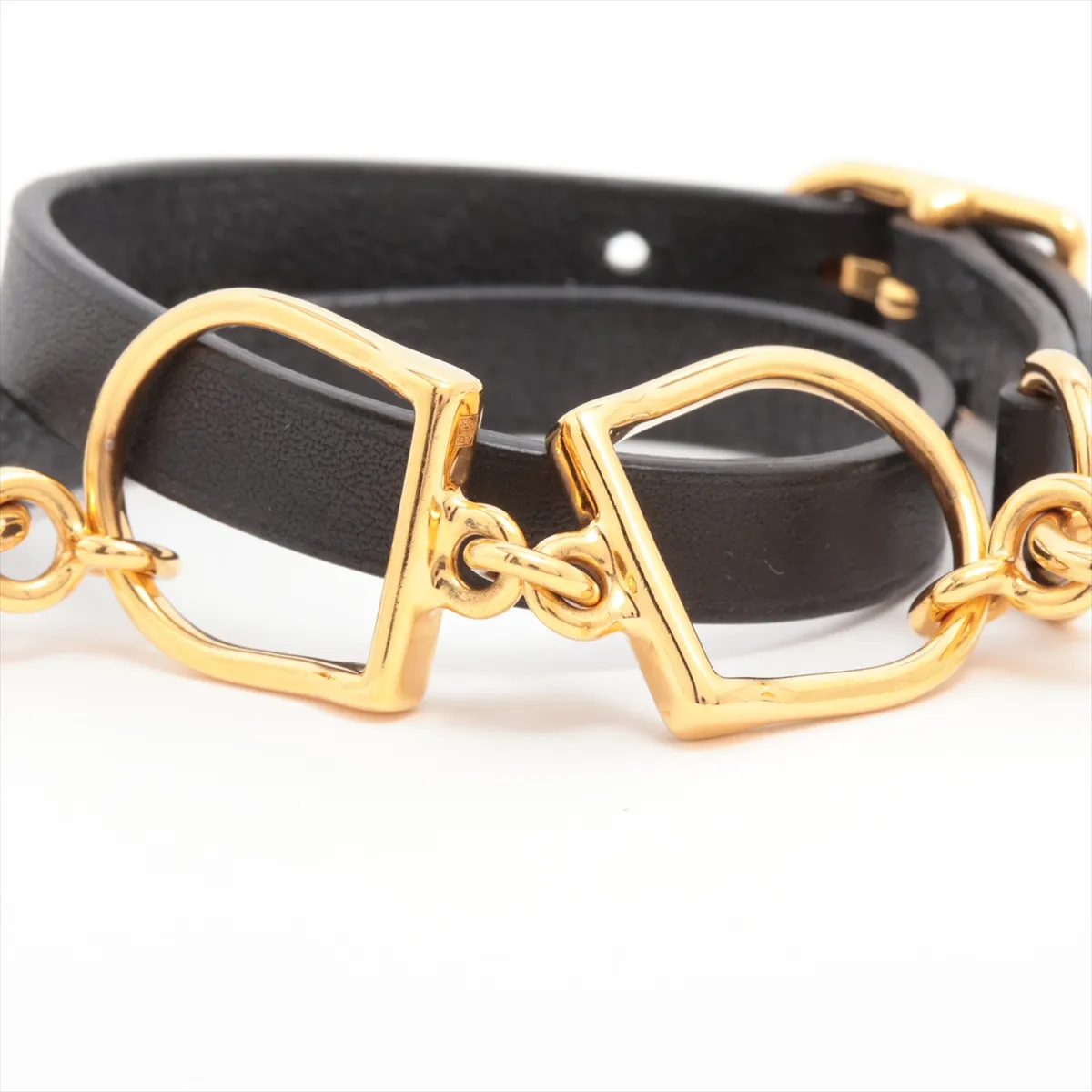 Etrier Double Tour A stamp: 2017 Bracelet Leather Black — view 2