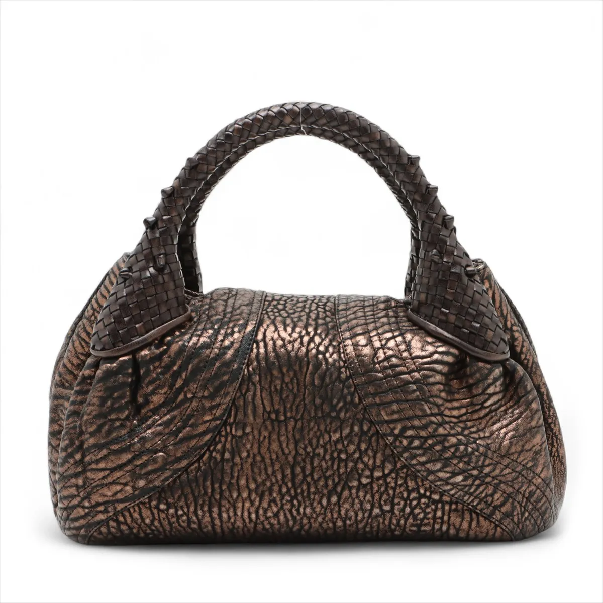 Spy Bag Leather Handbag Brown 8BR589 — view 2