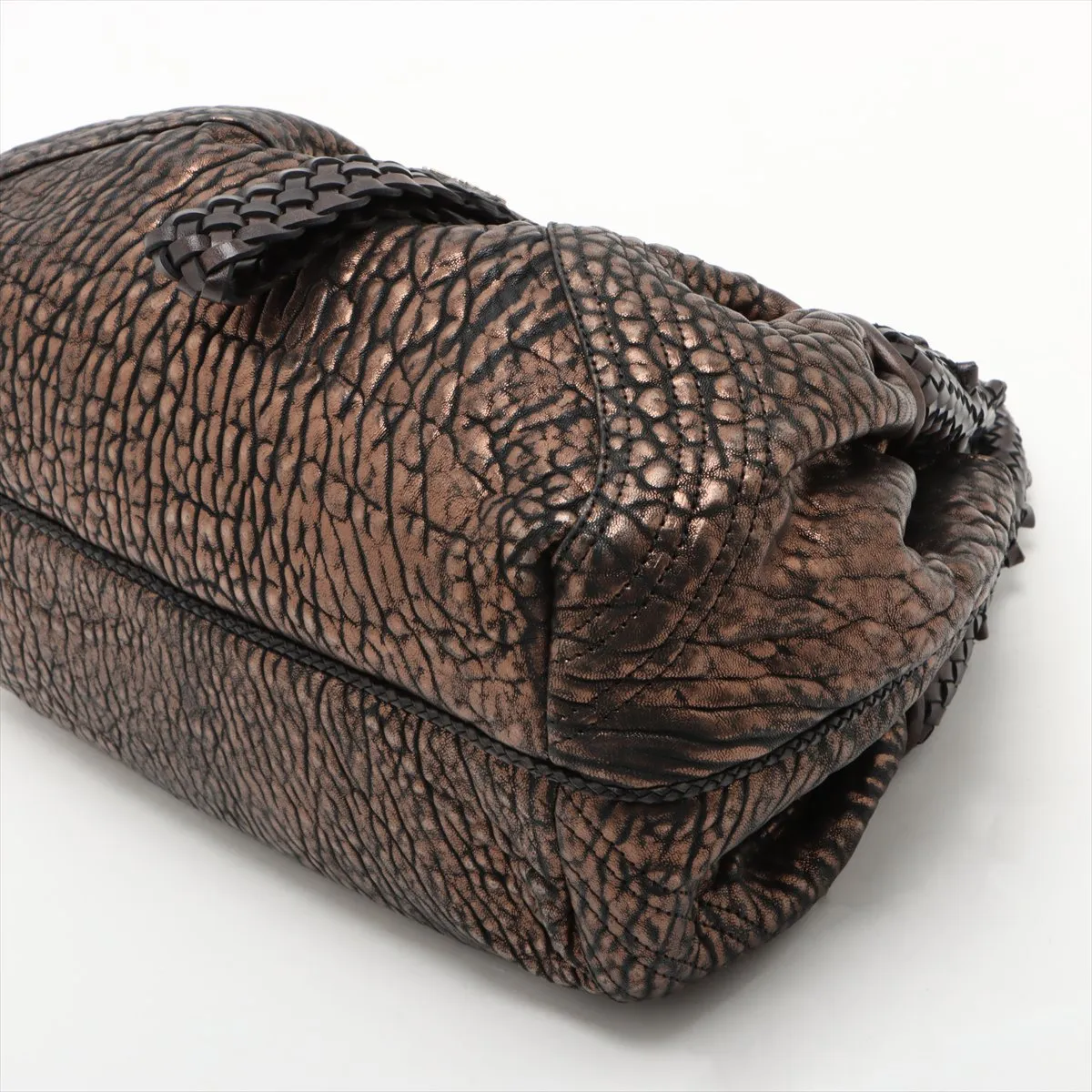 Spy Bag Leather Handbag Brown 8BR589 — view 3