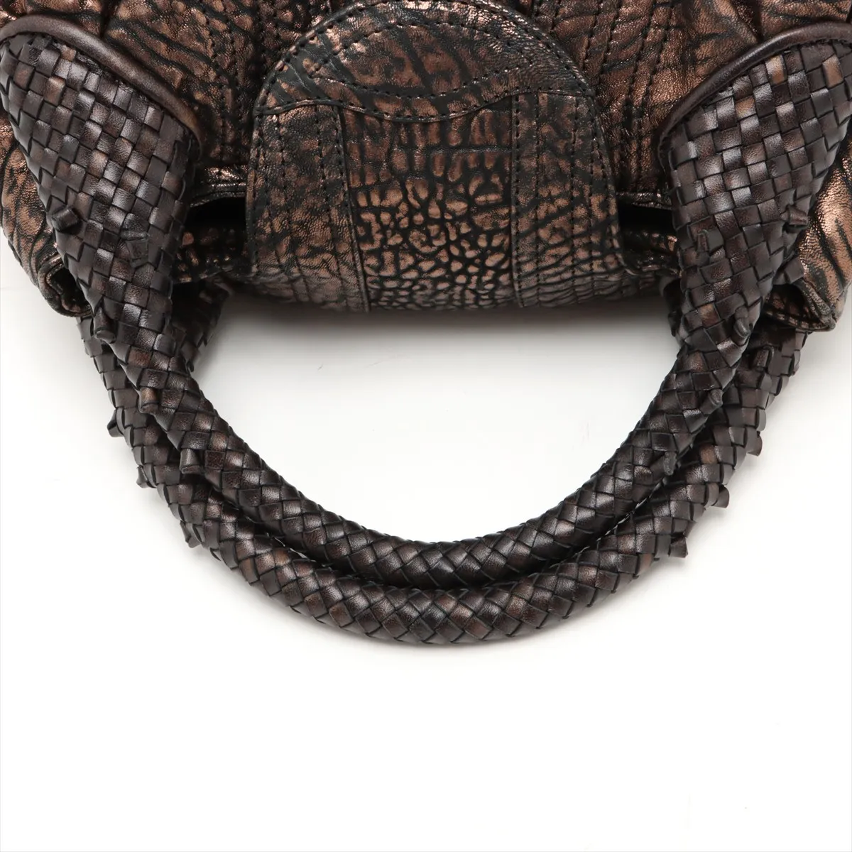 Spy Bag Leather Handbag Brown 8BR589 — view 5