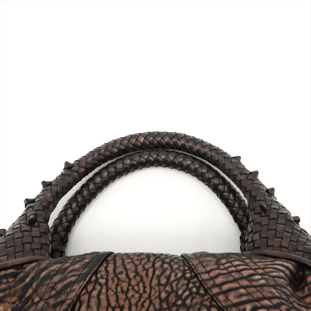 Spy Bag Leather Handbag Brown 8BR589 — view 6