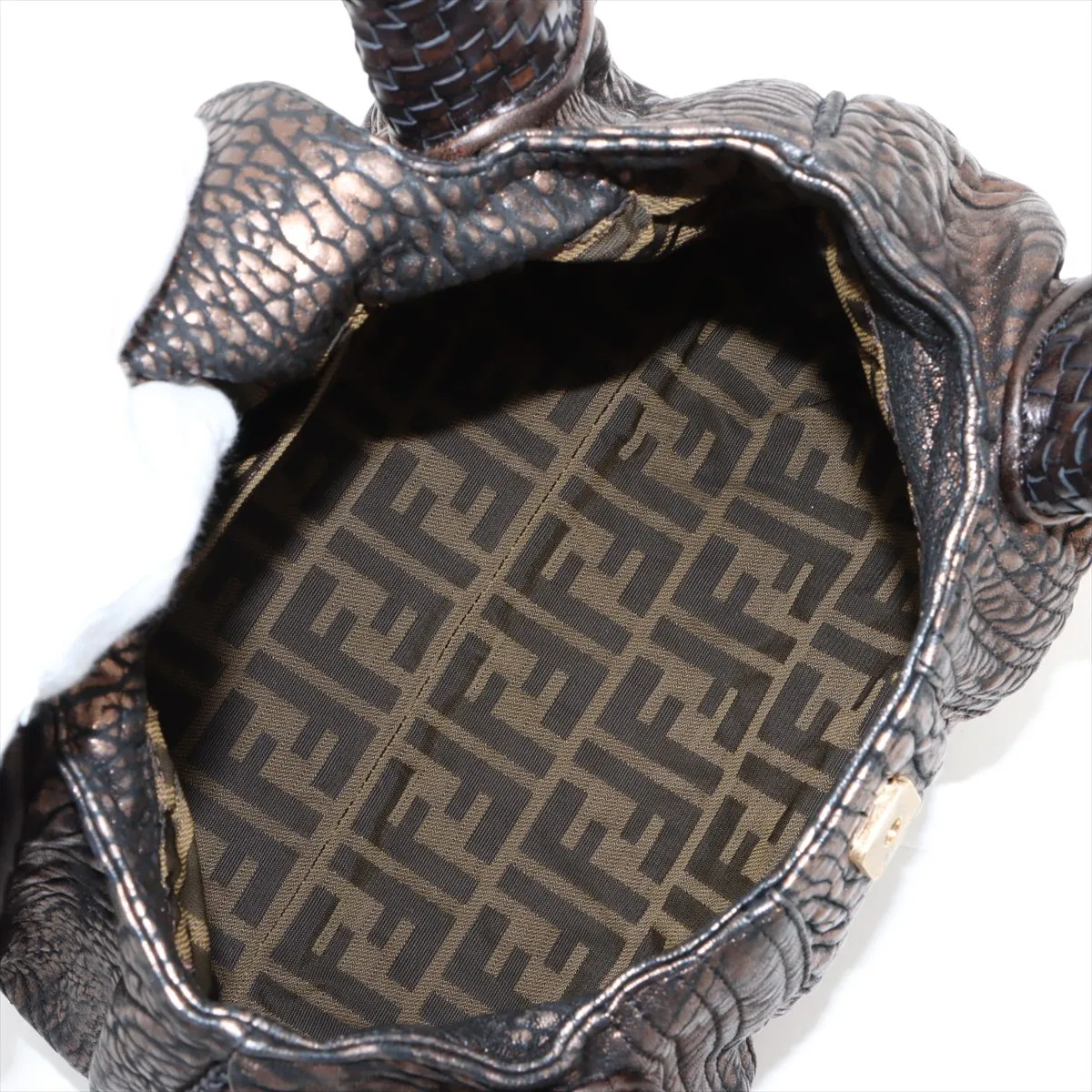 Spy Bag Leather Handbag Brown 8BR589 — view 7
