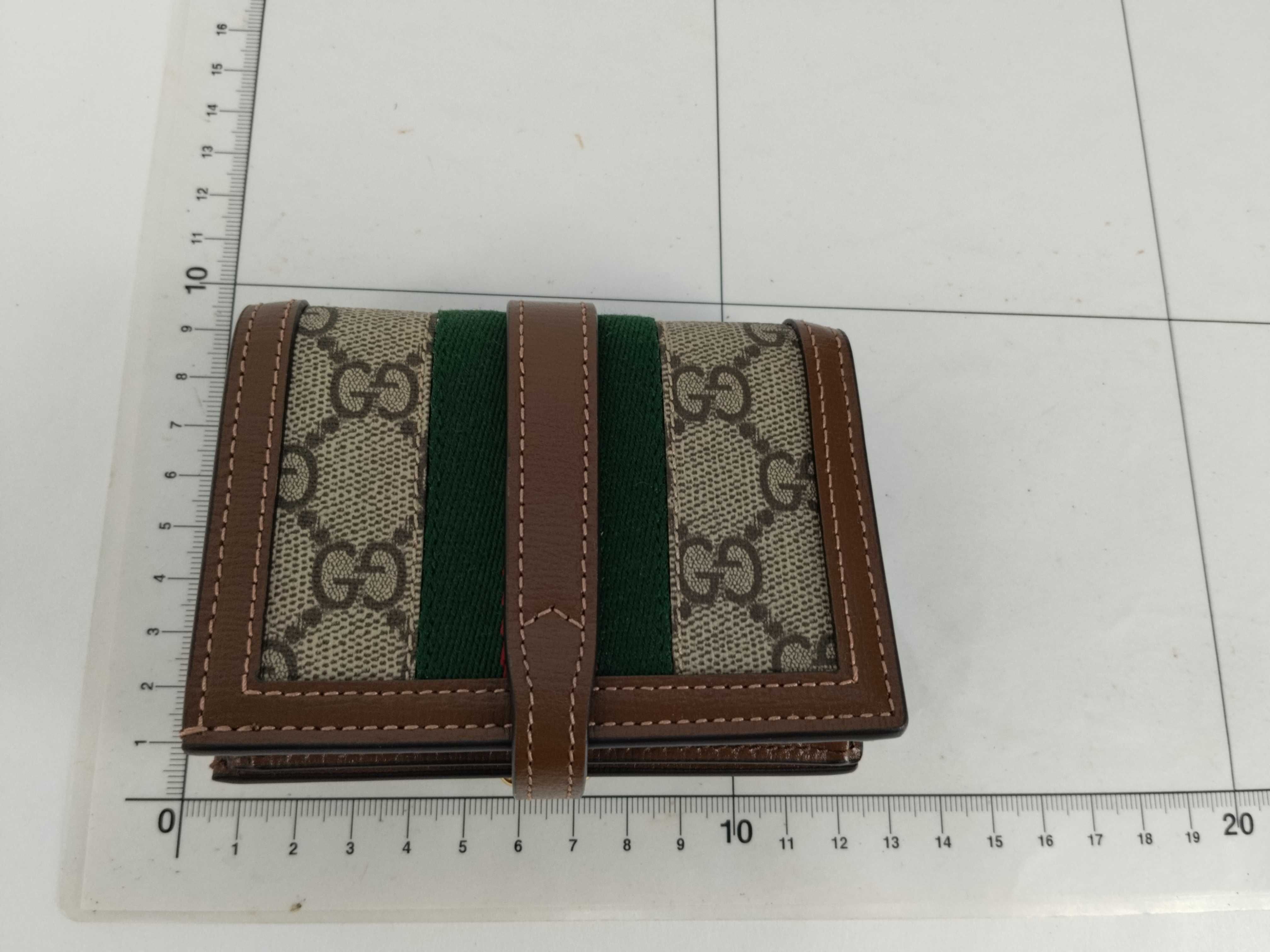 Jackie Bifold Wallet, Beige/Brown — view 2