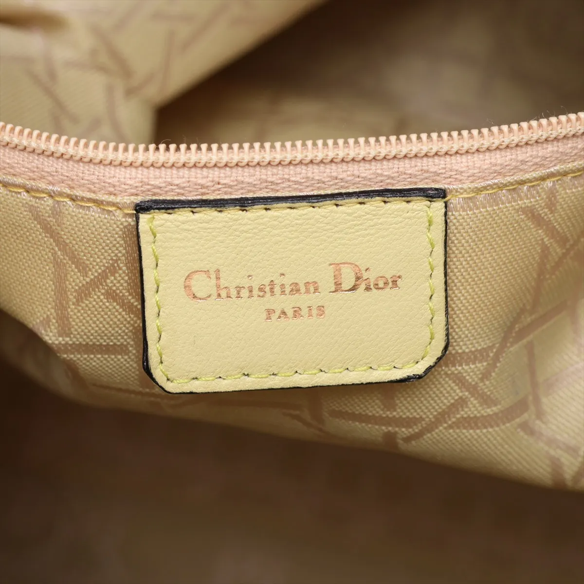 Lady Dior Cannage Leather 2-Way Handbag, Green — view 9
