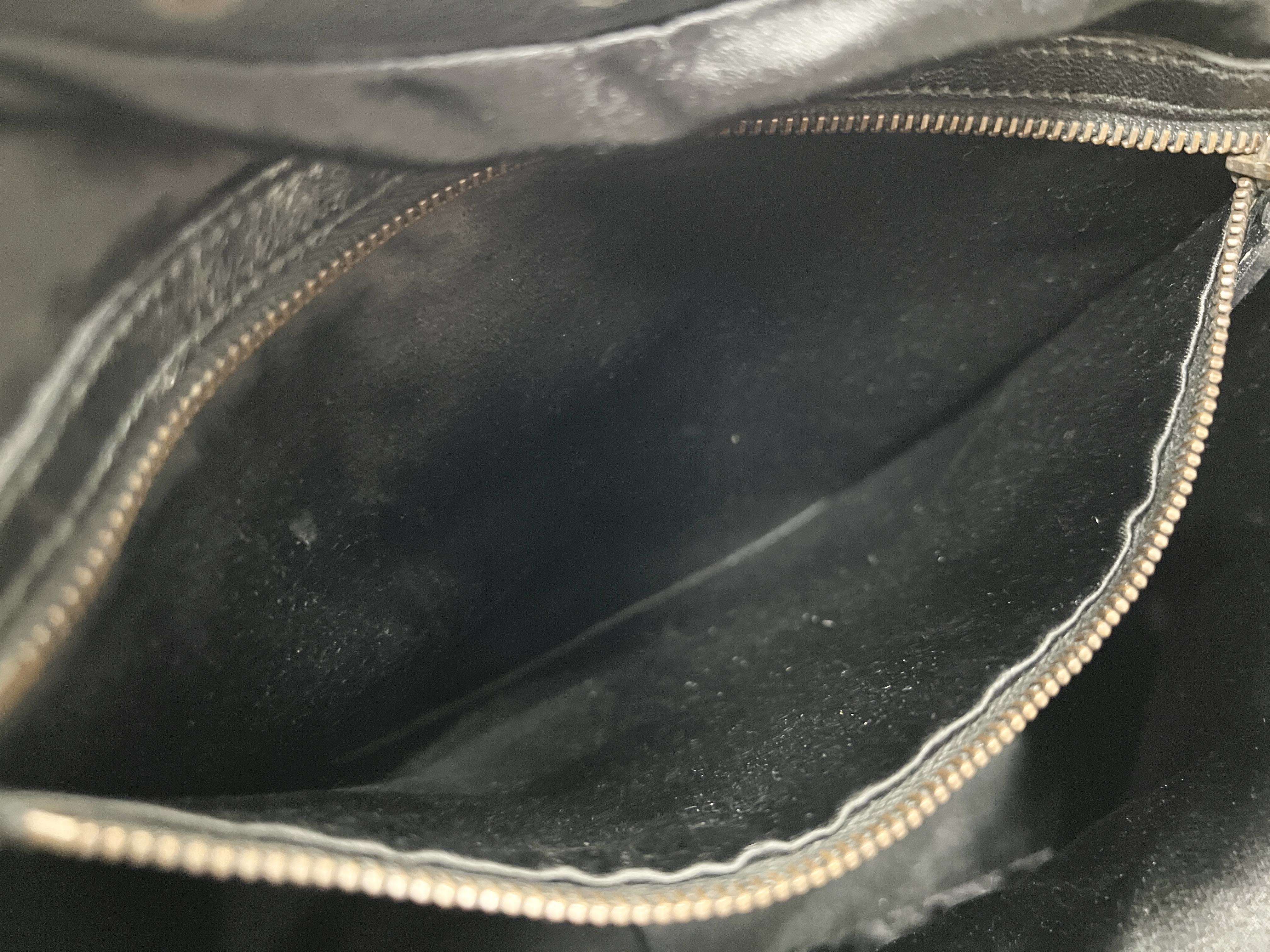 Bamboo Sherry Line Metal Handle Studded Leather Tote Bag Handbag — view 9
