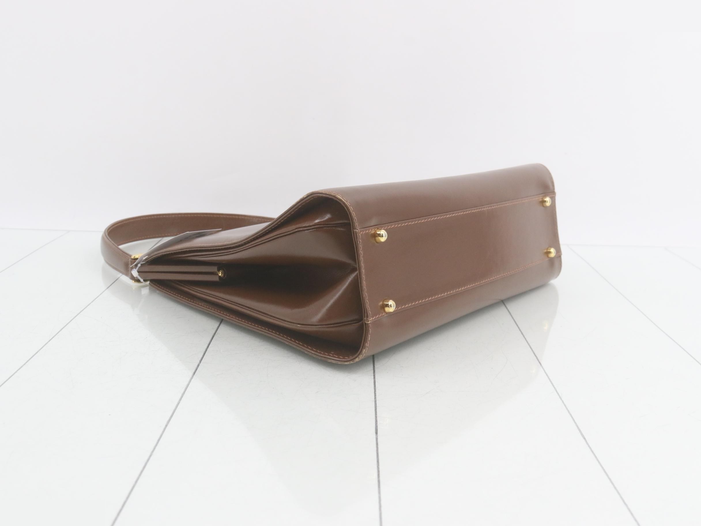 Vintage Gucci leather handbag — view 5