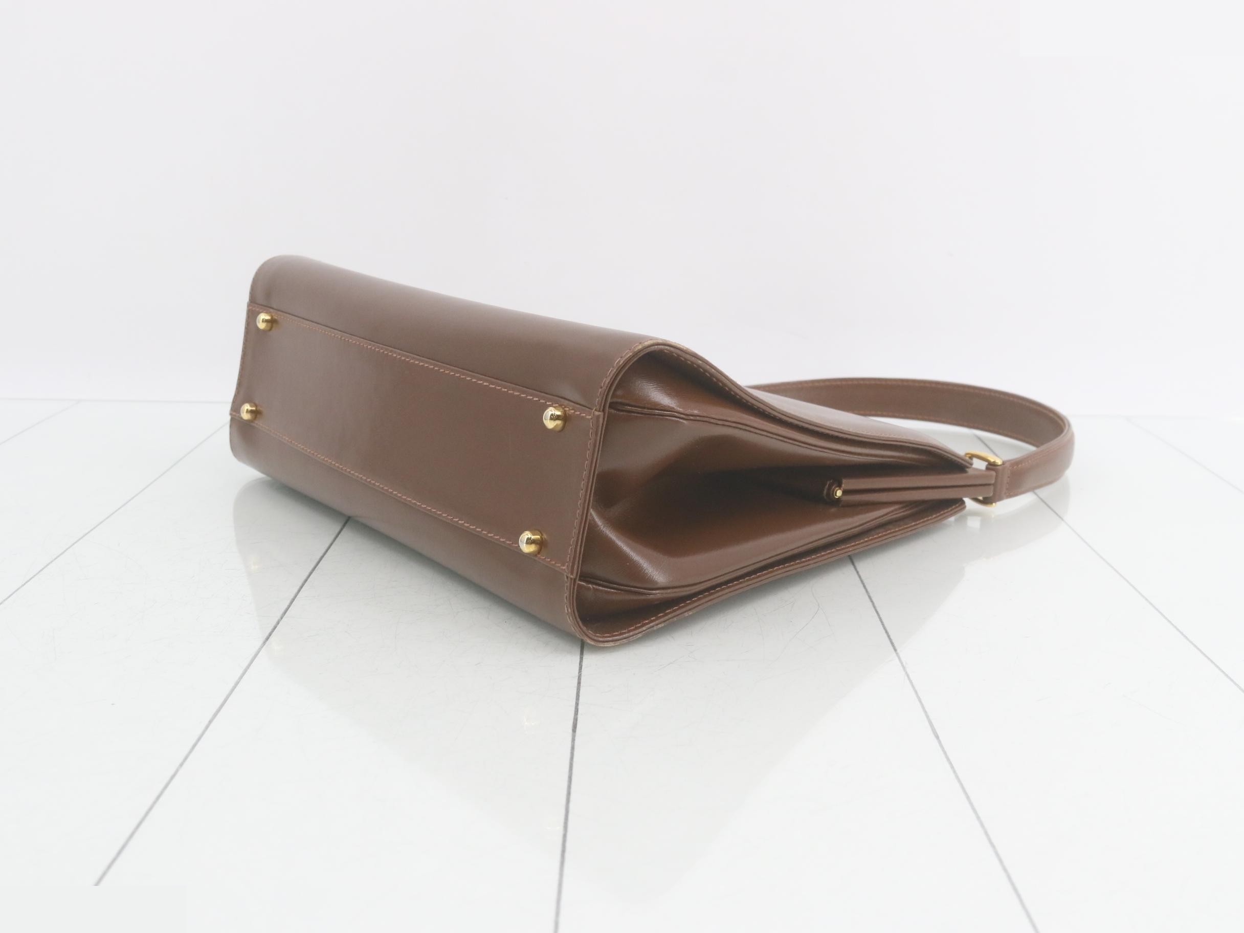 Vintage Gucci leather handbag — view 6