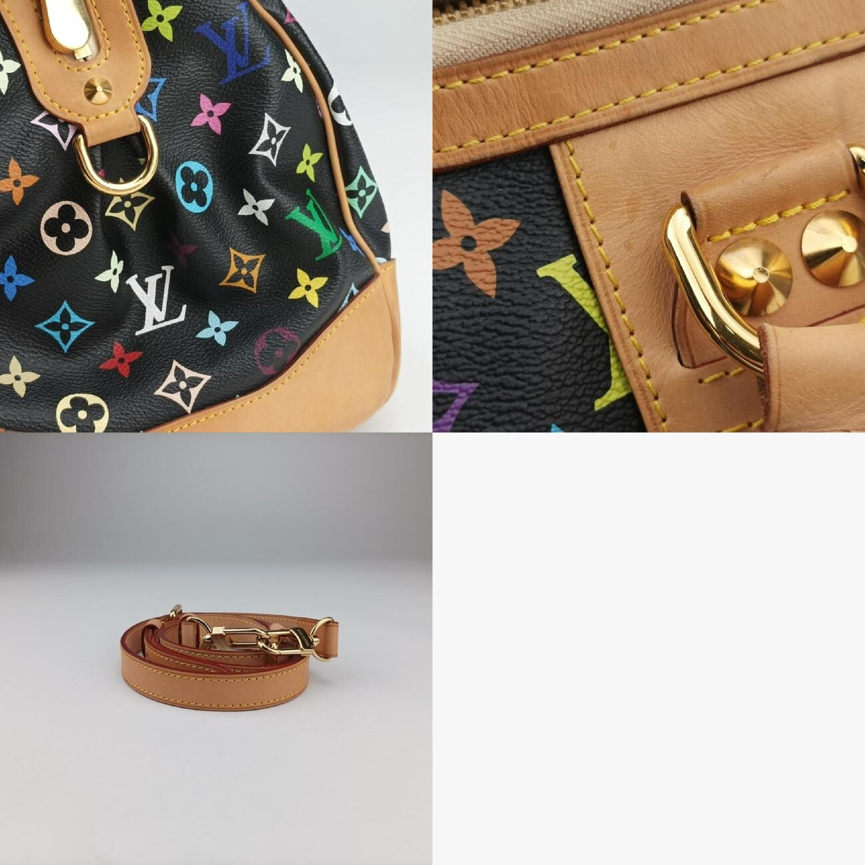 Courtney MM Noir Monogram Multicolor M45642 CA0120 Shoulder Bag — view 10