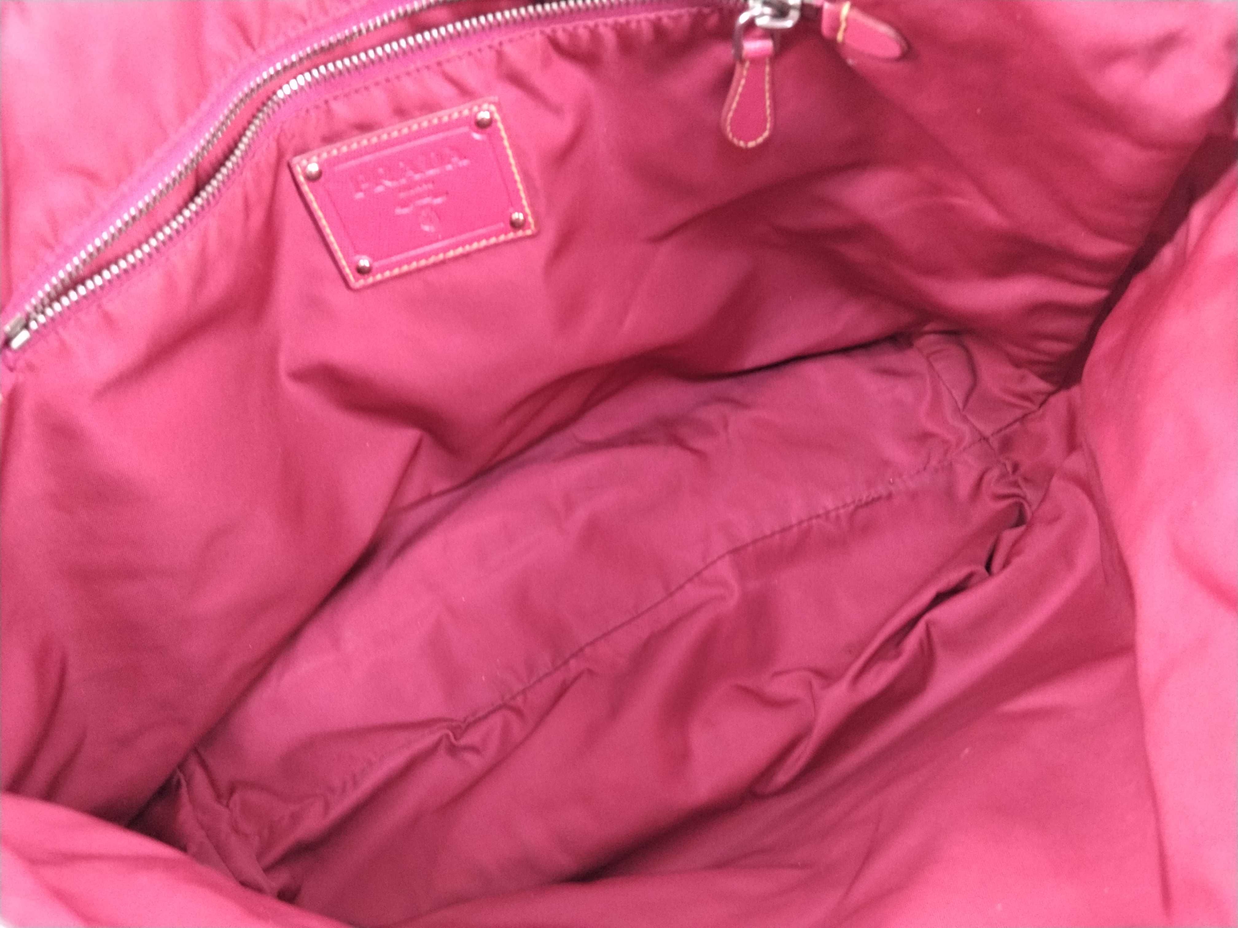 Nylon Prada Tote Bag Purple Tote Bag — view 11