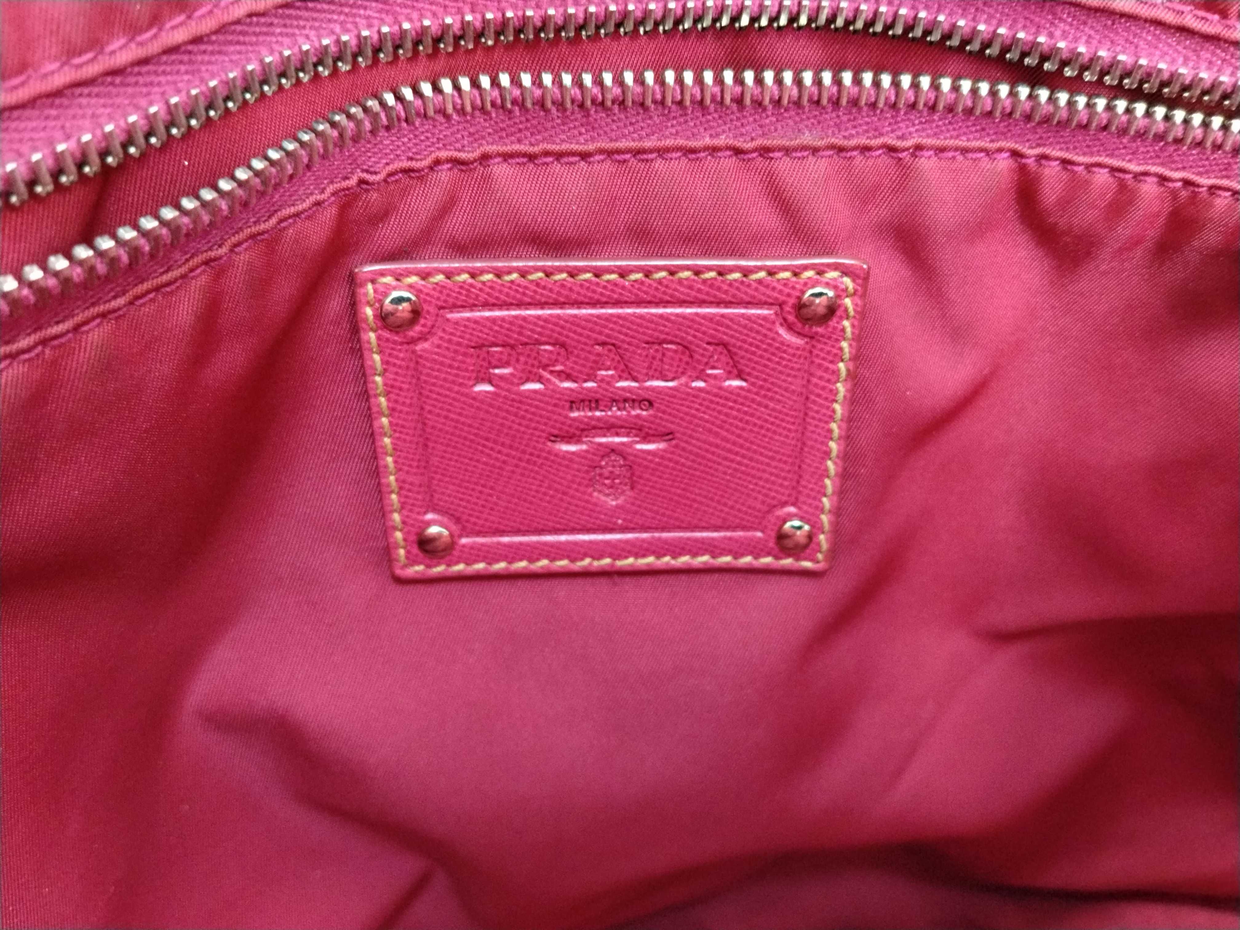 Nylon Prada Tote Bag Purple Tote Bag — view 13