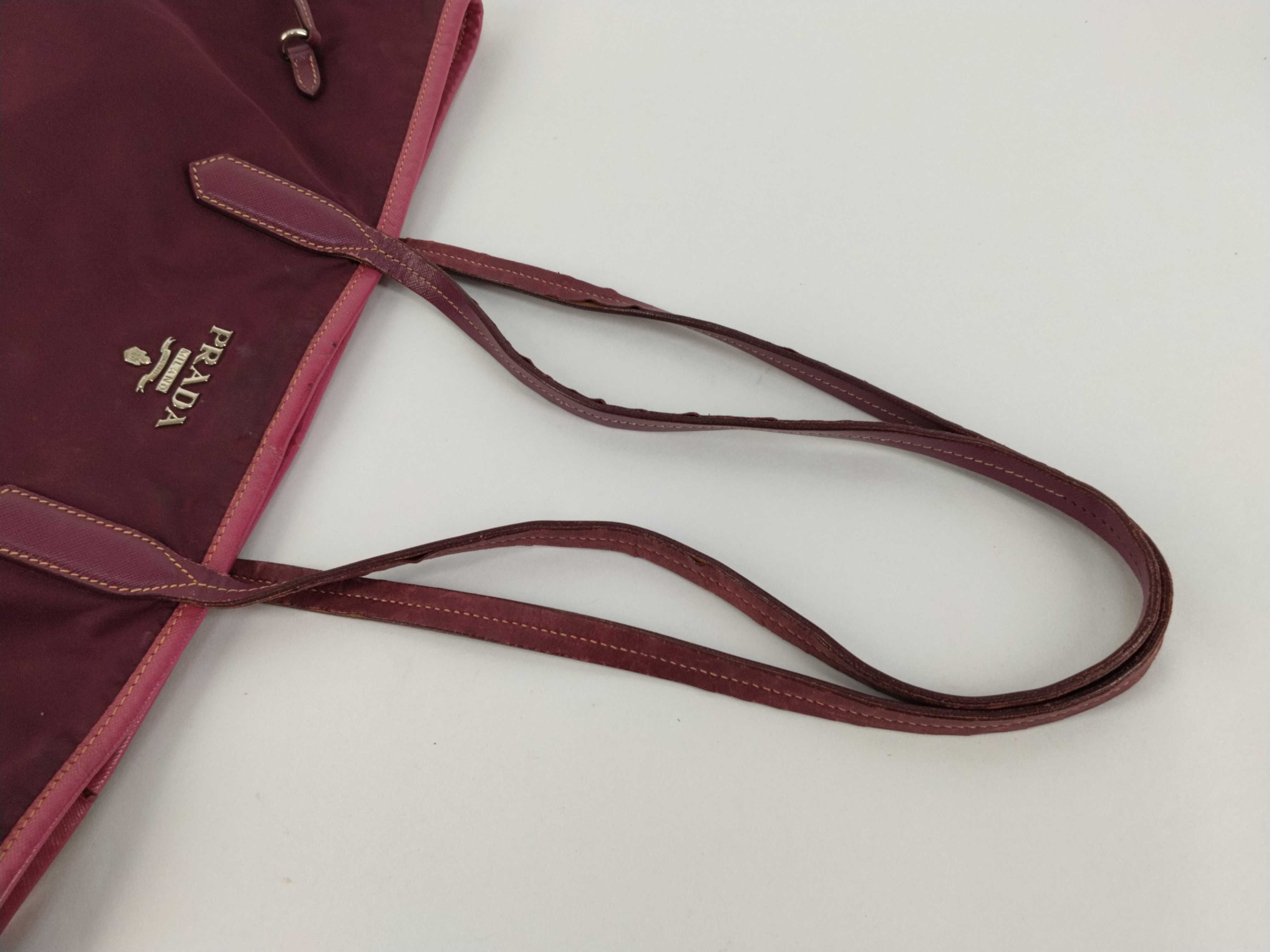 Nylon Prada Tote Bag Purple Tote Bag — view 3