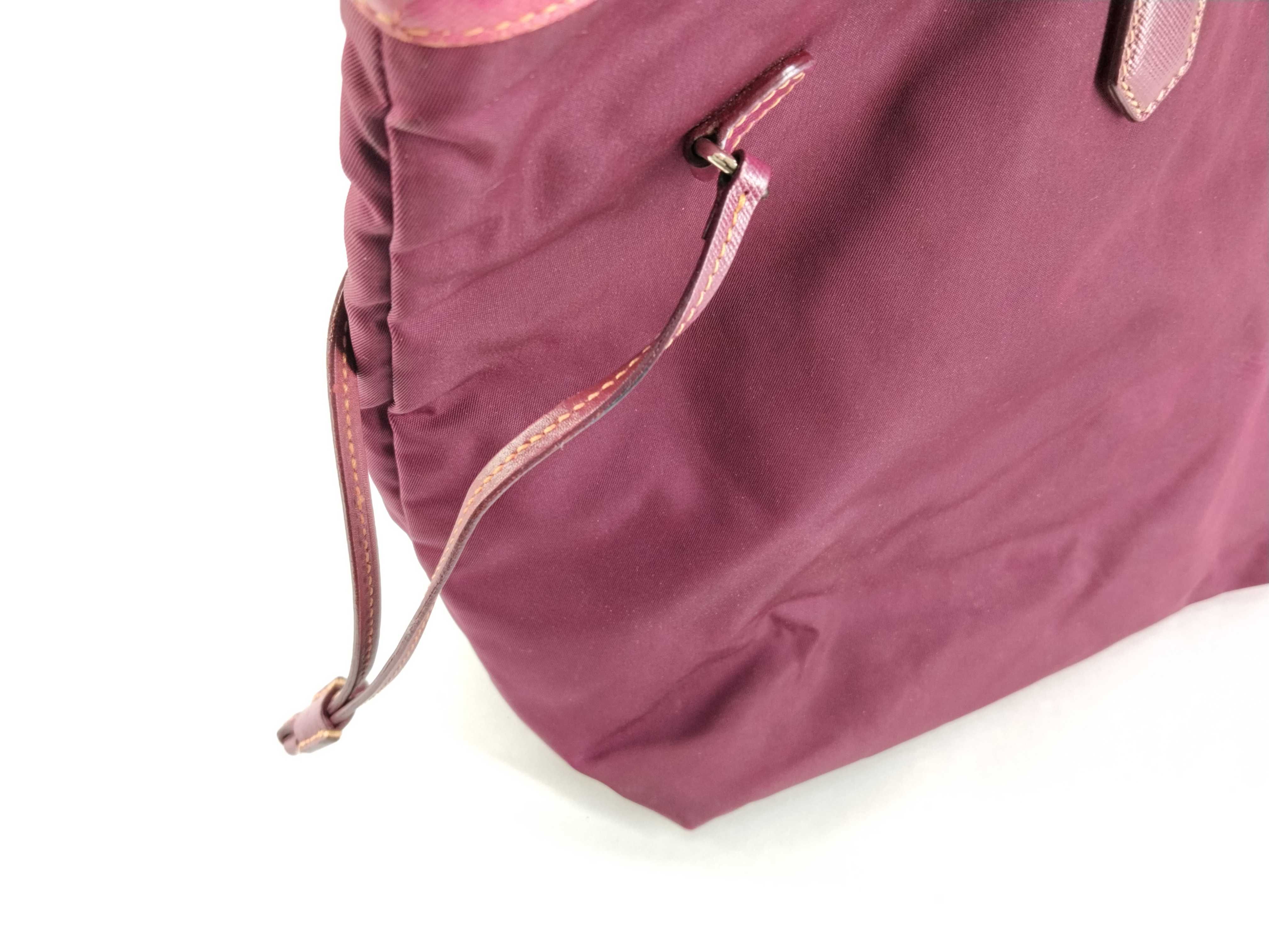Nylon Prada Tote Bag Purple Tote Bag — view 9